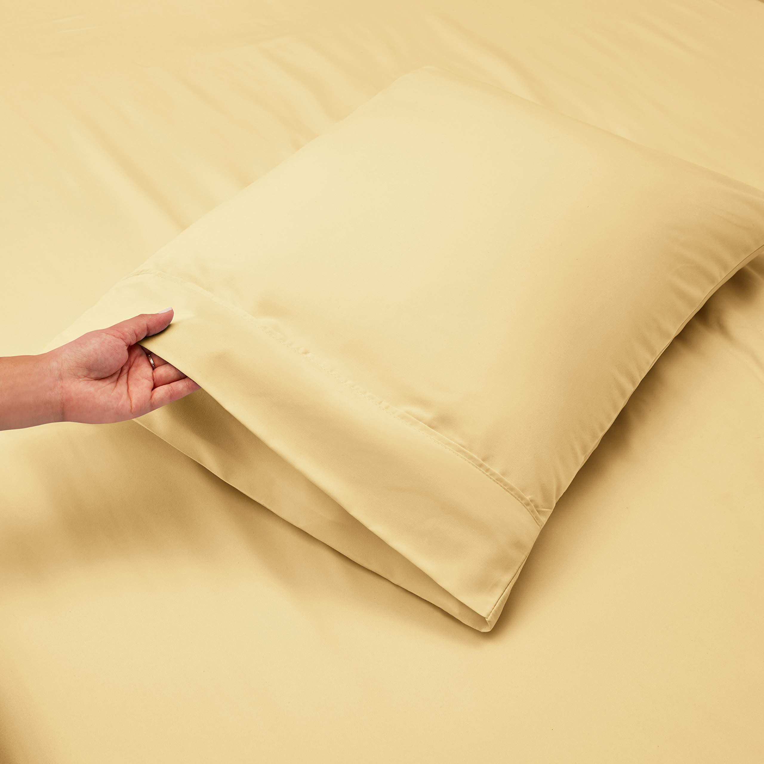Hearth & Harbor Extra Deep Pocket Twin Sheets - 3 Piece Luxury Hotel Quality Twin Sheet Set Fits 24