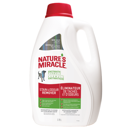 Nature's Miracle Stain & Odor Remover for Pets - Enzyme-Powered Cleaning Solution for Carpets, Floors & Furniture | Eliminates Tough Stains & Odors from Dogs, Cats & More