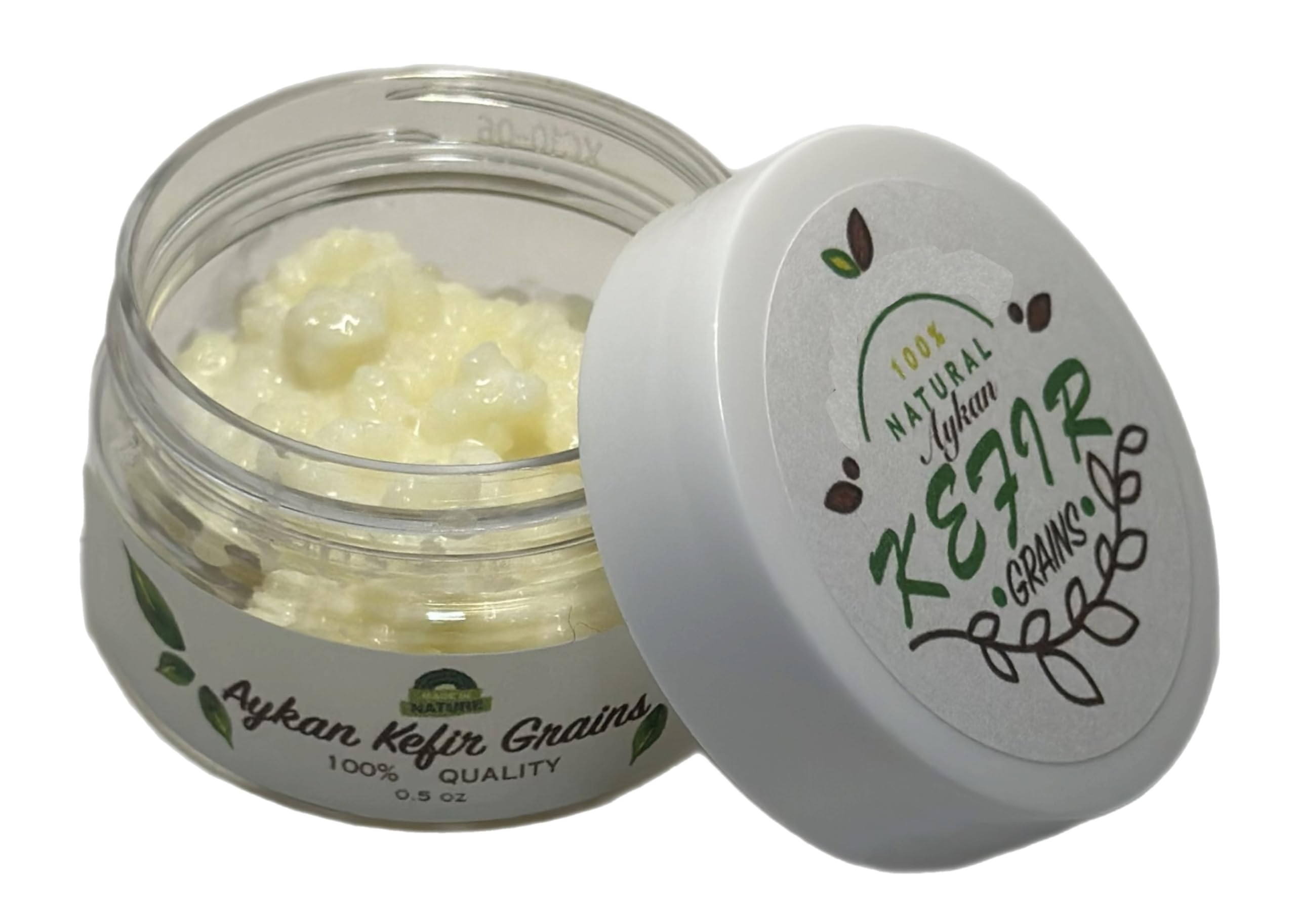 1 TBSP Fresh Milk Kefir Grains - Live Probiotic Starter Culture for Homemade Yogurt & Fermented Drinks - Includes Complete Starter Kit for Gut Health & Digestion - Perfect for Smoothies, Baking & Healthy Breakfasts