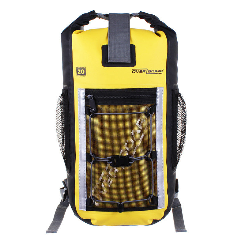Overboard Pro Sports Waterproof Backpack 20L - Lightweight Dry Bag for Swimming, Kayaking & Beach - Water-Resistant Hiking Daypack for Men & Women