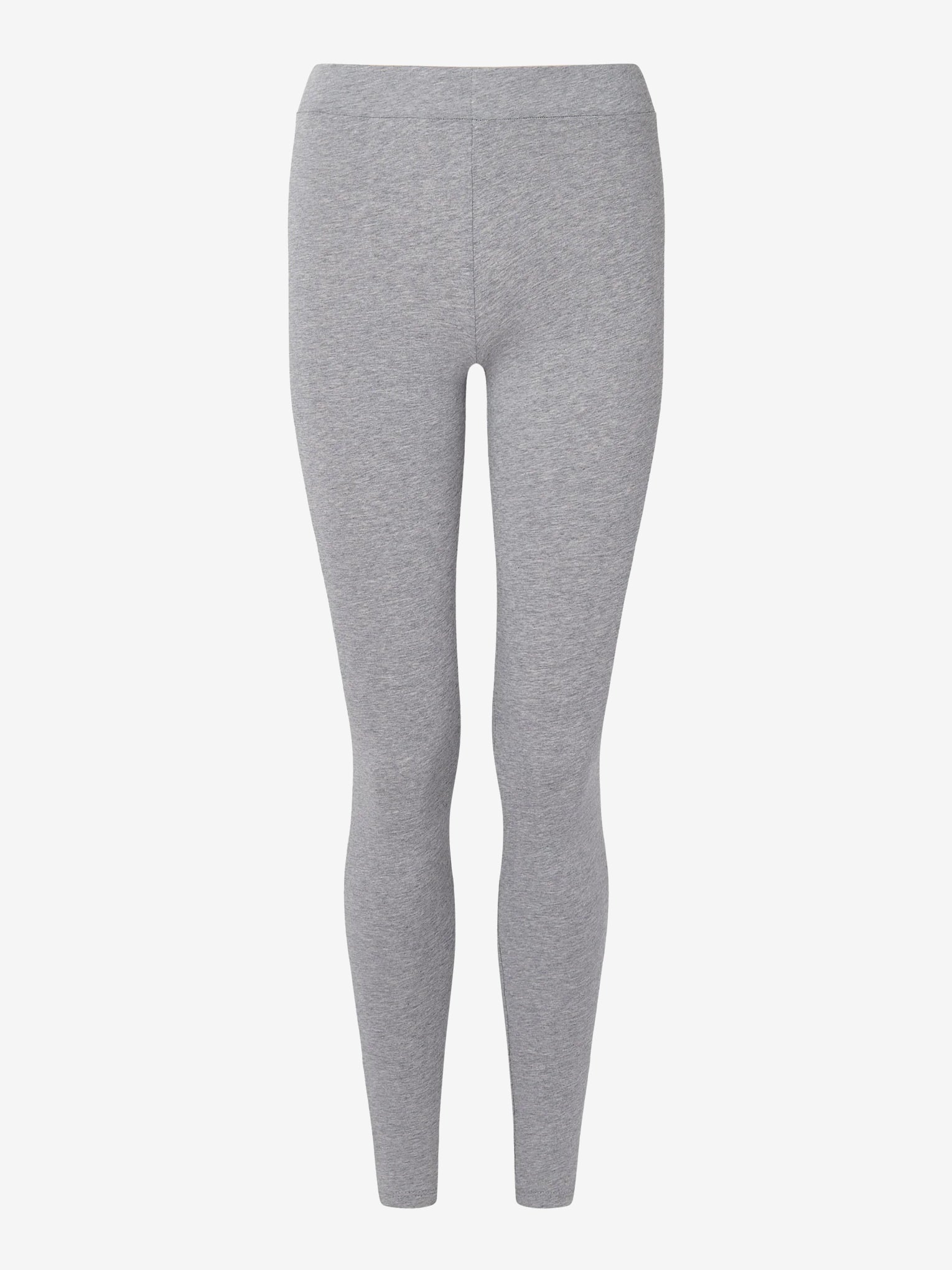 Komodo Sylvie Women's Organic Cotton Leggings - Marl Grey | High Waist Yoga Pants for Workout, Lounge & Everyday Wear
