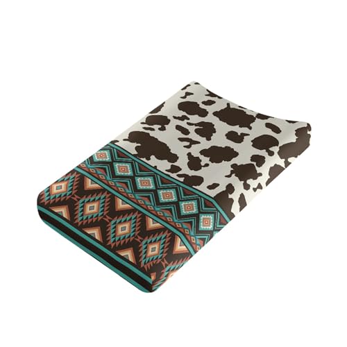 Southwest Aztec Cow Stripes