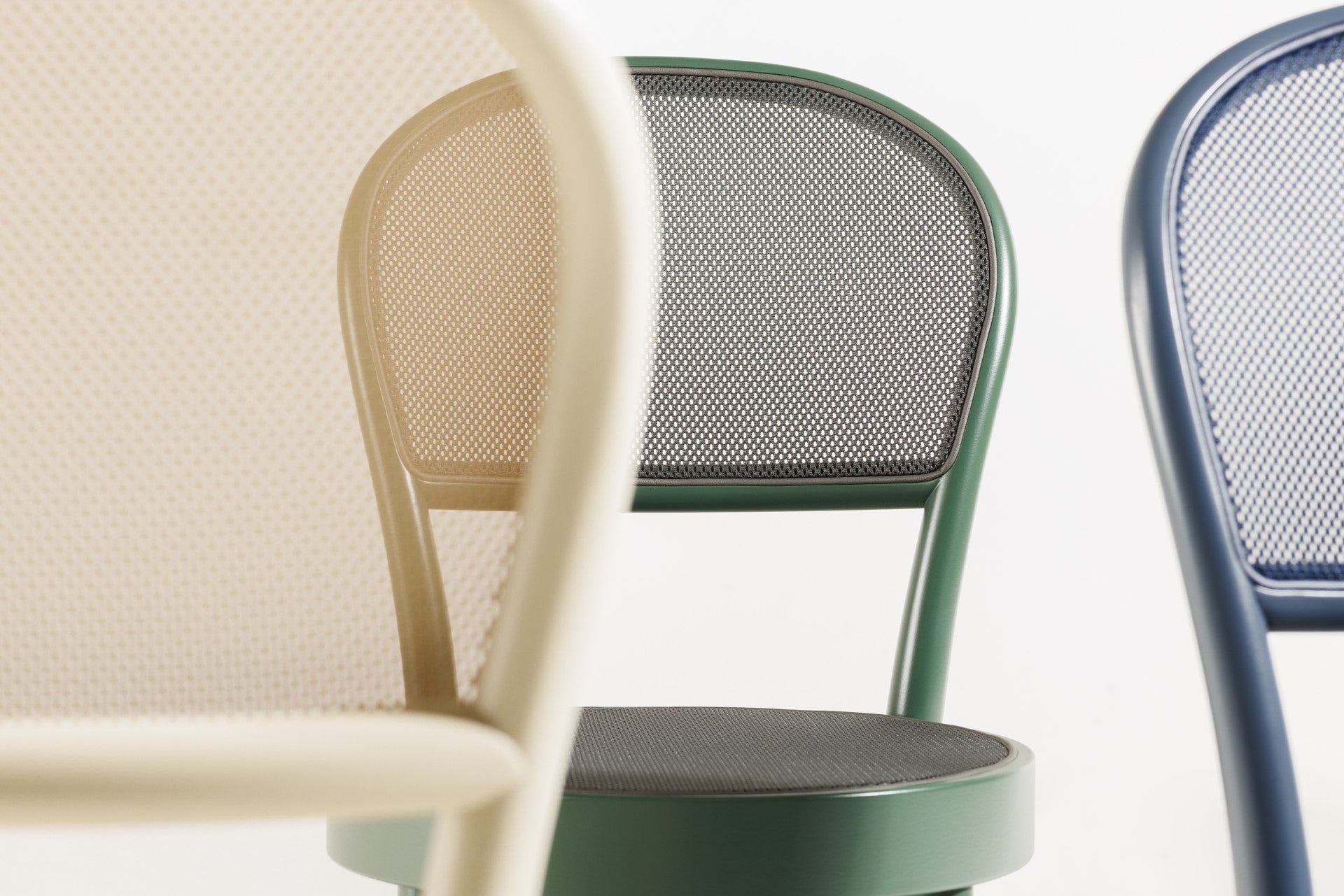 Ton No. 314 Bentwood Chair with Cane or Mesh Seat & Back - Mid-Century Modern Dining Chair for Home & Office