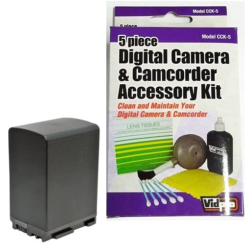 Synergy Digital Accessory Kit for Canon VIXIA HF G21 Full HD Camcorder - Includes ZELCKSG Cleaning Kit & ACD788 Replacement Battery | Professional Video Recording Accessories for Travel Vlogging & Home Movies