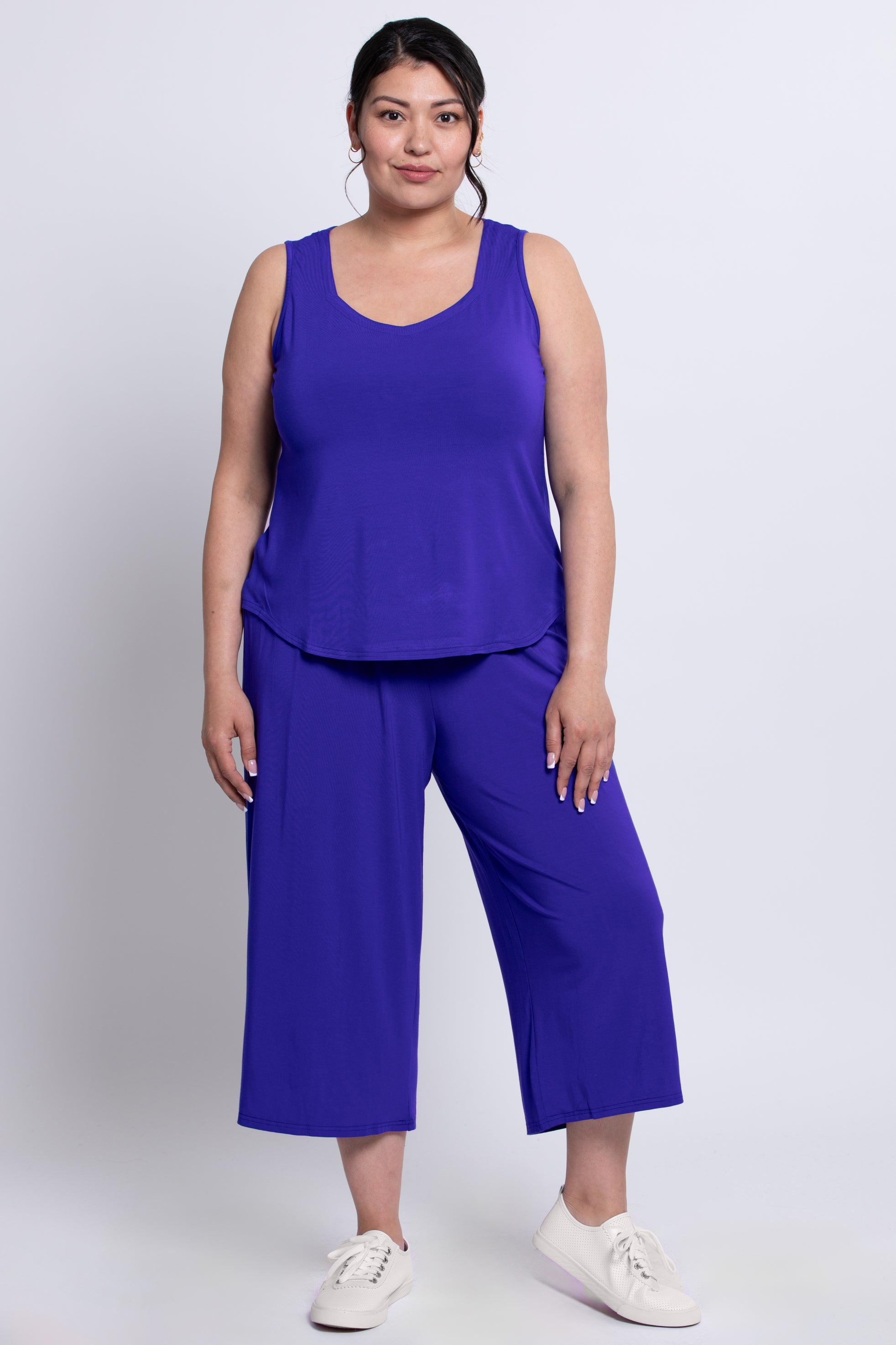 Gaylene Capri Women's Bamboo Underwear - Soft & Breathable Violet Panties for Everyday Comfort | Perfect for Yoga, Sleep & Lounge Wear