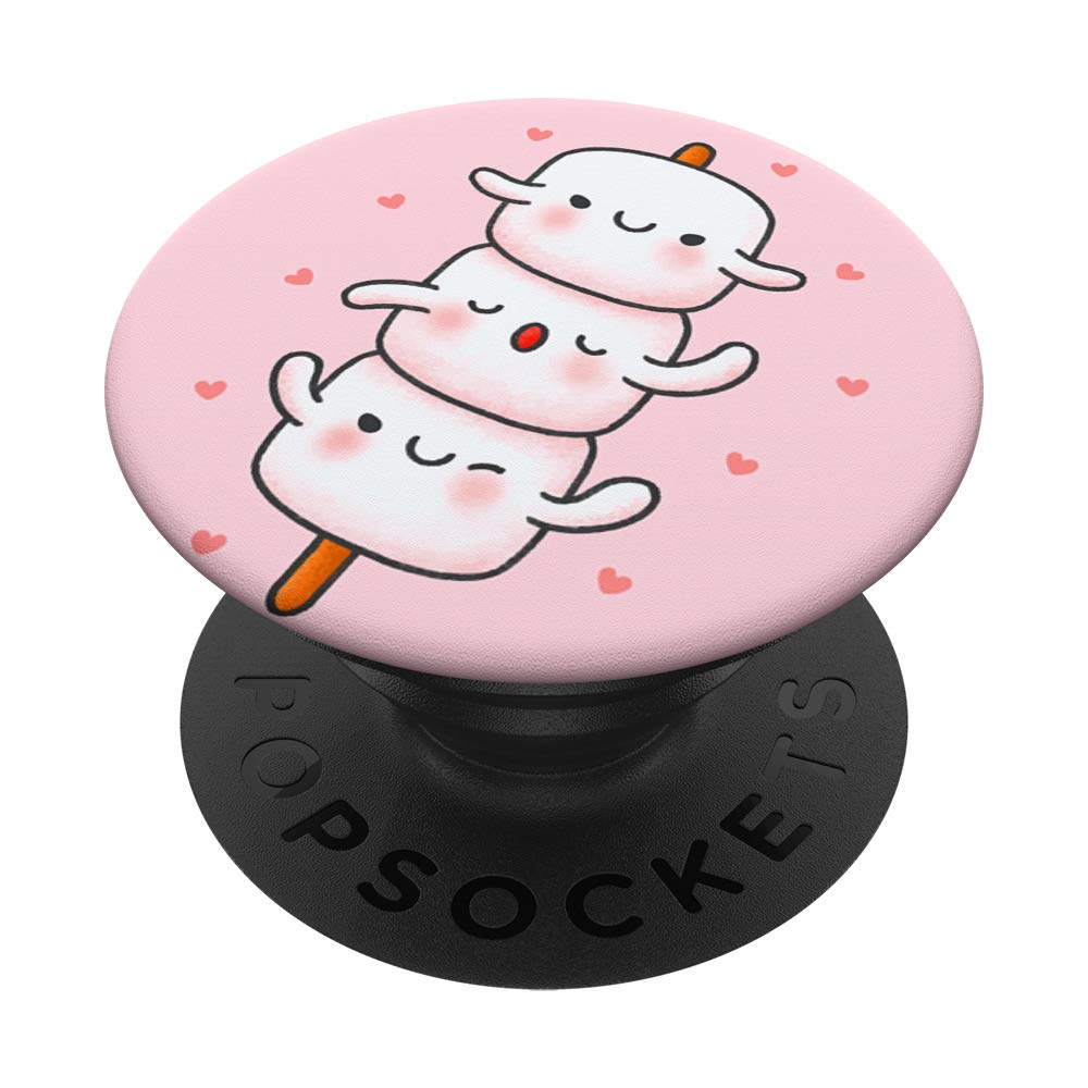 Cute Marshmallow PopSockets PopGrip - Swappable Phone Grip for iPhone, Samsung & Tablets | Perfect for Gaming, Selfies & Everyday Use