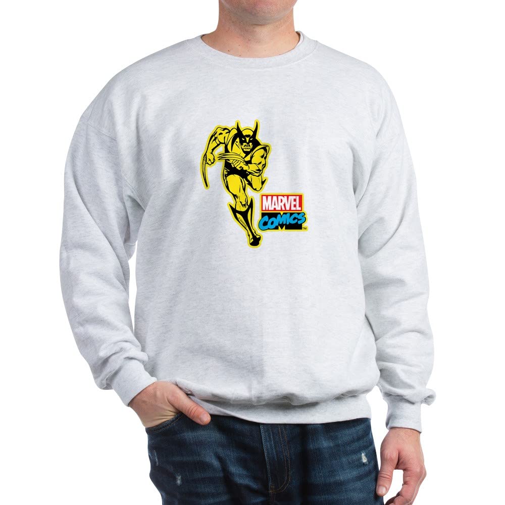 Yellow Wolverine Sweatshirt | Marvel X-Men Graphic Hoodie | Men's & Women's Casual Wear for Fans & Gifts