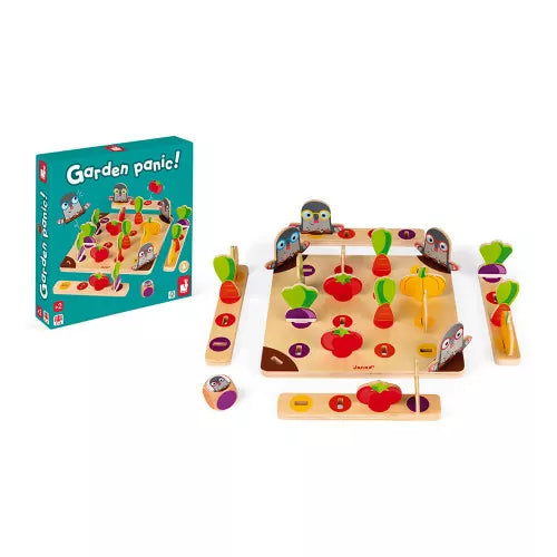 Garden Panic Game - Fun Family Board Game for Kids & Adults - Perfect for Parties, Indoor & Outdoor Play
