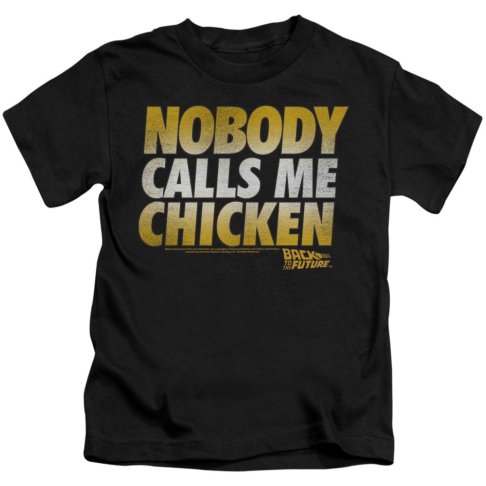 Back to The Future Chicken Unisex Youth T-Shirt for Kids - Fun Movie Fan Apparel for Boys & Girls - Perfect for Casual Wear, Movie Nights & Themed Parties