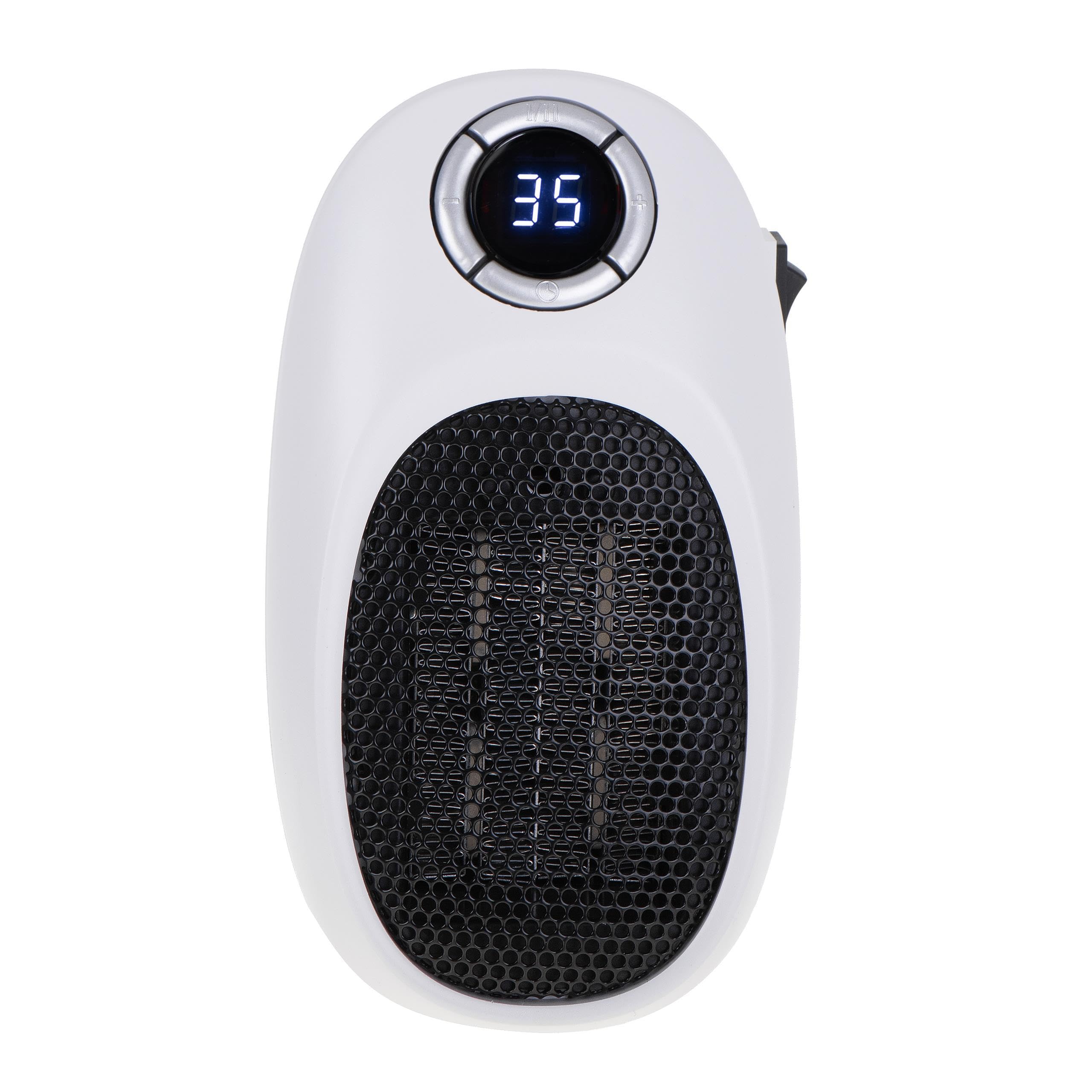 ADLER EUROPE Ceramic Mini Electric Heater - Portable, Energy Efficient 1500W with Adjustable Temperature & Timer - Perfect for Home, Office & Small Spaces