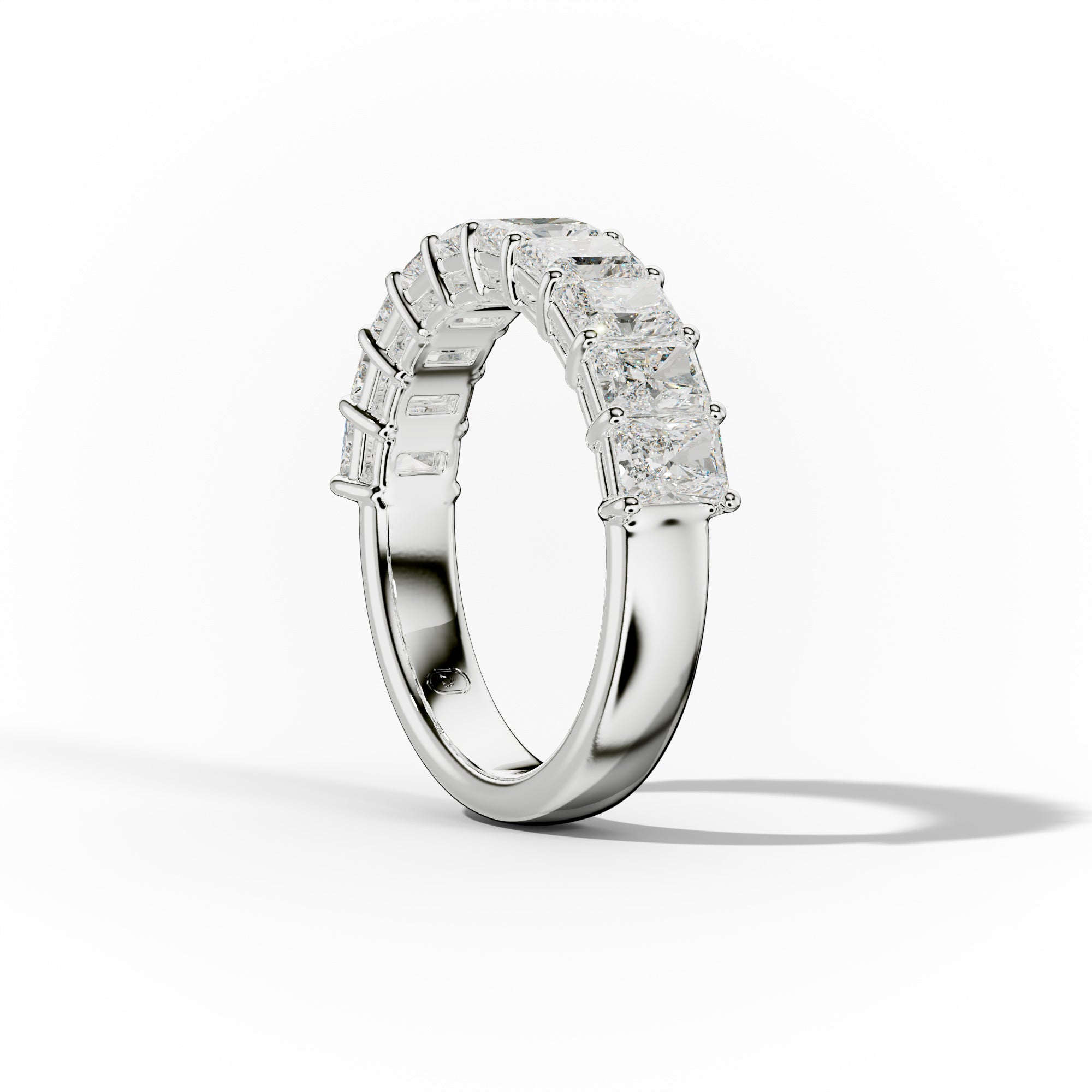 3.0 Carat Radiant Cut Diamond Anniversary Band for Women - Elegant Wedding Ring, Gift for Wife, Anniversary, Engagement, or Special Occasion - Perfect for Proposals, Vow Renewals & Romantic Celebrations
