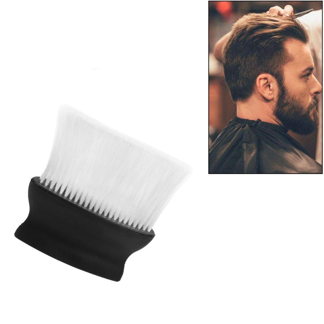 Professional Barber Neck Duster Brush for Hair Cutting - Soft Bristle Neck Cleaning Brush - Salon & Home Haircut Tool (Black) - Perfect for Barbershops, Home Grooming & Beard Trimming Aftercare
