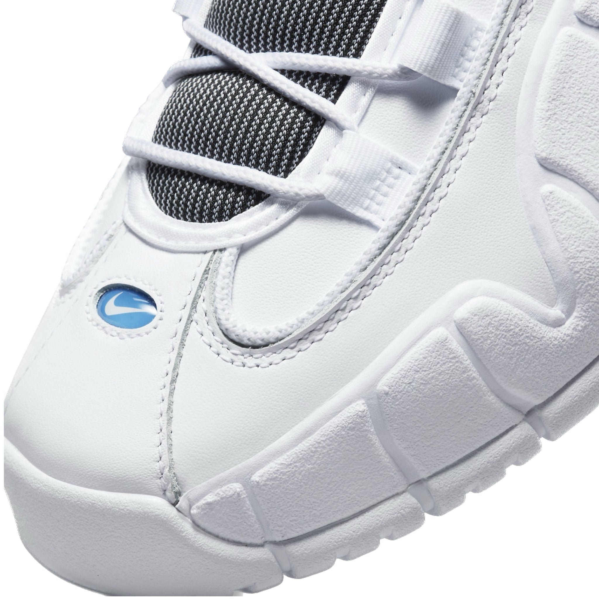 Nike Air Max Penny 1 Basketball Shoes - White, Varsity Royal & Black Colorway | Retro Sneakers for Men | Perfect for Streetwear, Casual Wear & Basketball Games