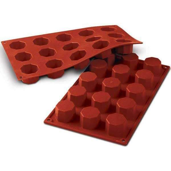 Premium Silikomart™ Octagon Silicone Baking Mold - Perfect for Cakes, Chocolates, Ice Cubes & DIY Soap Making | Non-Stick, Flexible & Reusable