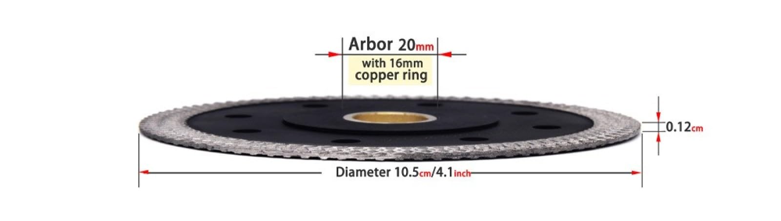 5pcs 4 Inch Turbo Diamond Saw Blades - Sintered Cutting Discs for Angle Grinder, Porcelain Tile, Ceramic & Stone Cutting - Perfect for DIY Projects, Home Renovation & Professional Construction Work