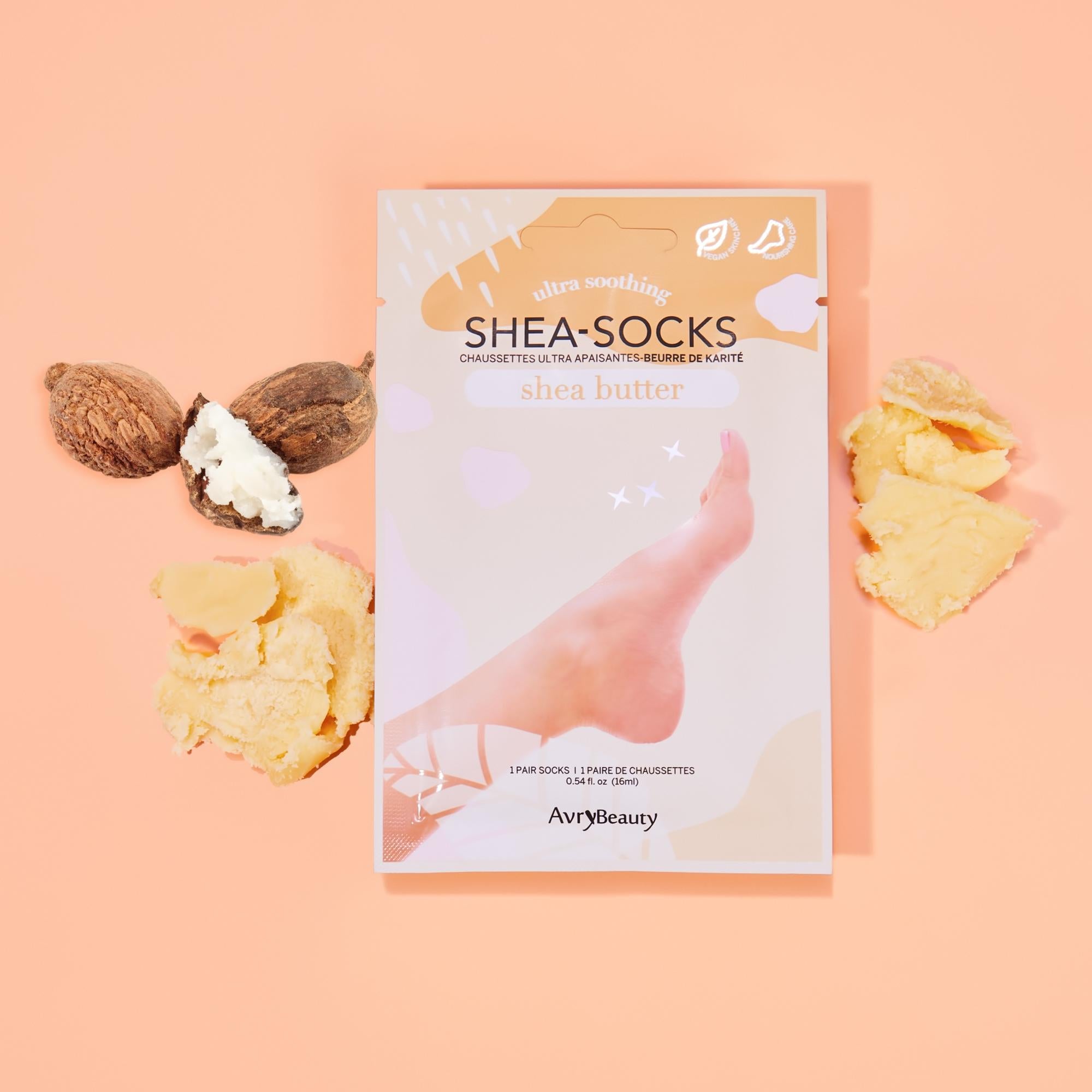 Avry Beauty Ultra Soft Shea Butter Moisturizing Socks for Women & Men - 1 Pair for Dry Cracked Feet Care - Perfect for Overnight Treatment, Spa Day & Relaxation at Home