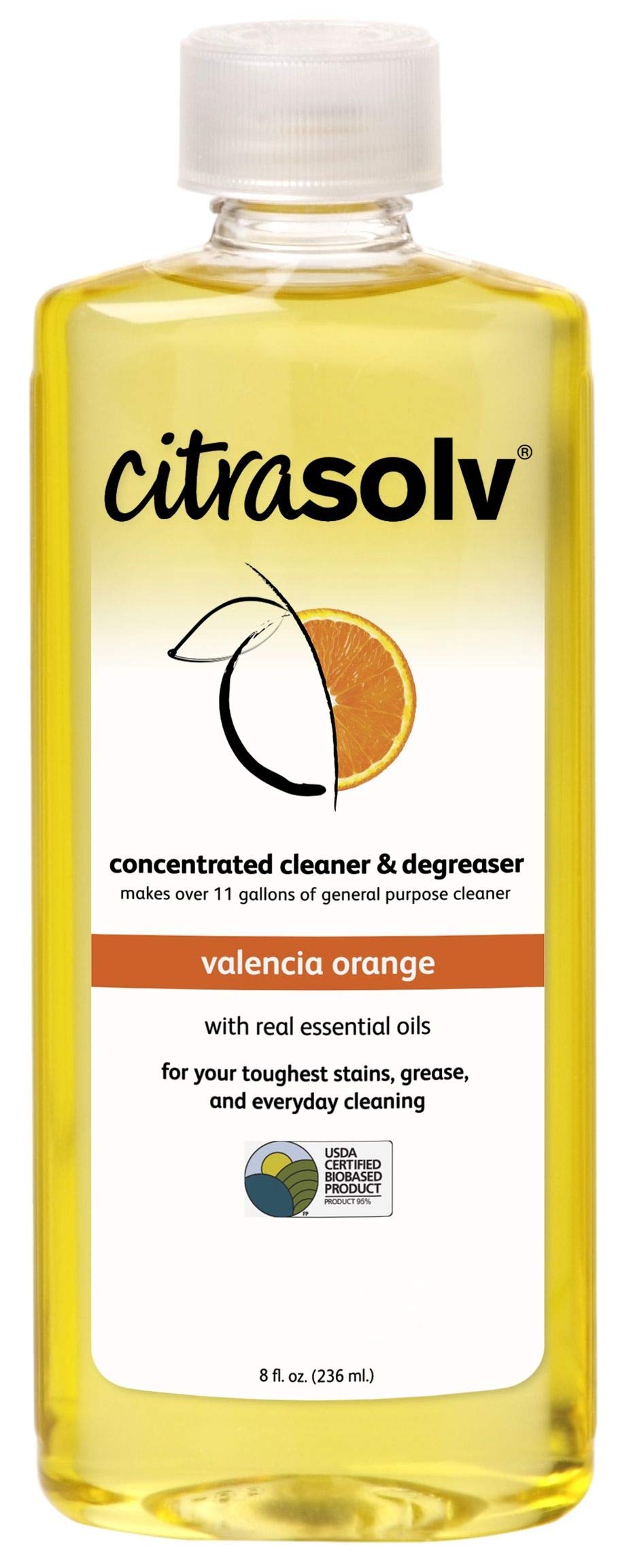 Citra Solv & Air Scense Cleaning Bundle - Concentrated Degreaser & Essential Oil Air Freshener | Non-Aerosol Household Cleaner in Valencia Orange & Lime Scent | Perfect for Kitchen, Bathroom & Office Spaces
