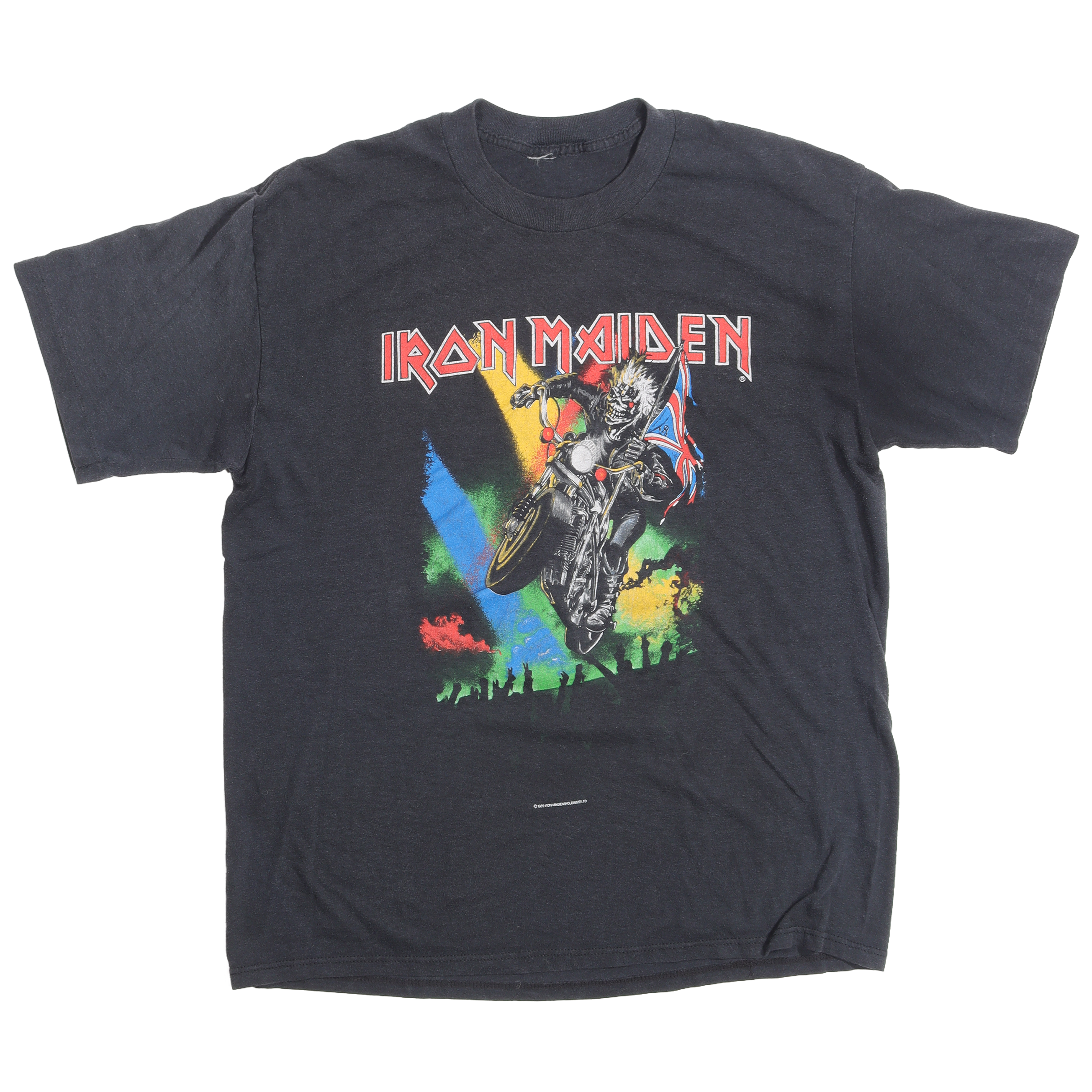 Vintage 1986 Iron Maiden Band T-Shirt - Classic Rock Tee for Concerts & Casual Wear