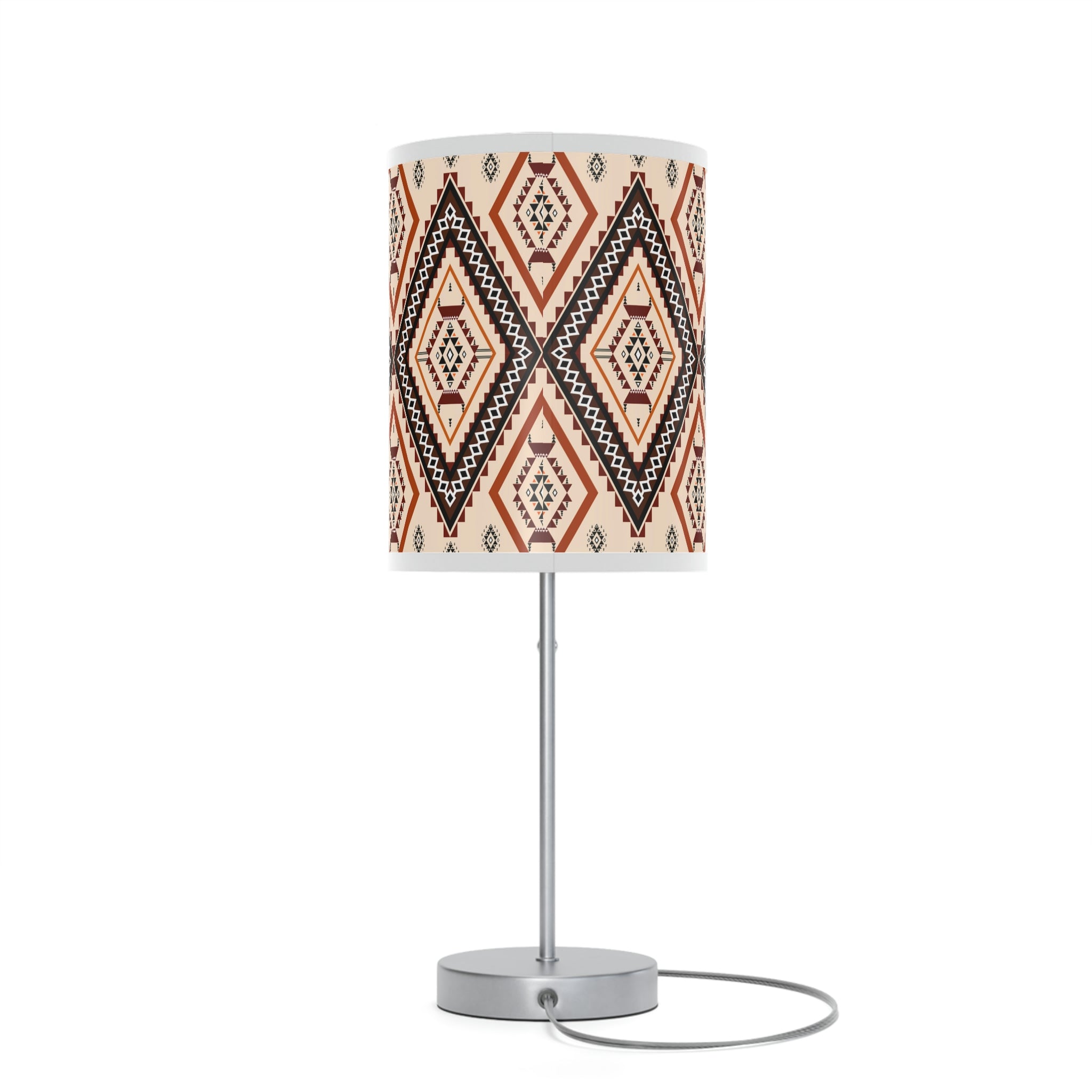 Southwestern Style Table Lamp for Bedroom & Living Room - Adjustable Reading Light with US/CA Plug - Perfect for Nightstands, Sofa Side Tables and Home Office Desks
