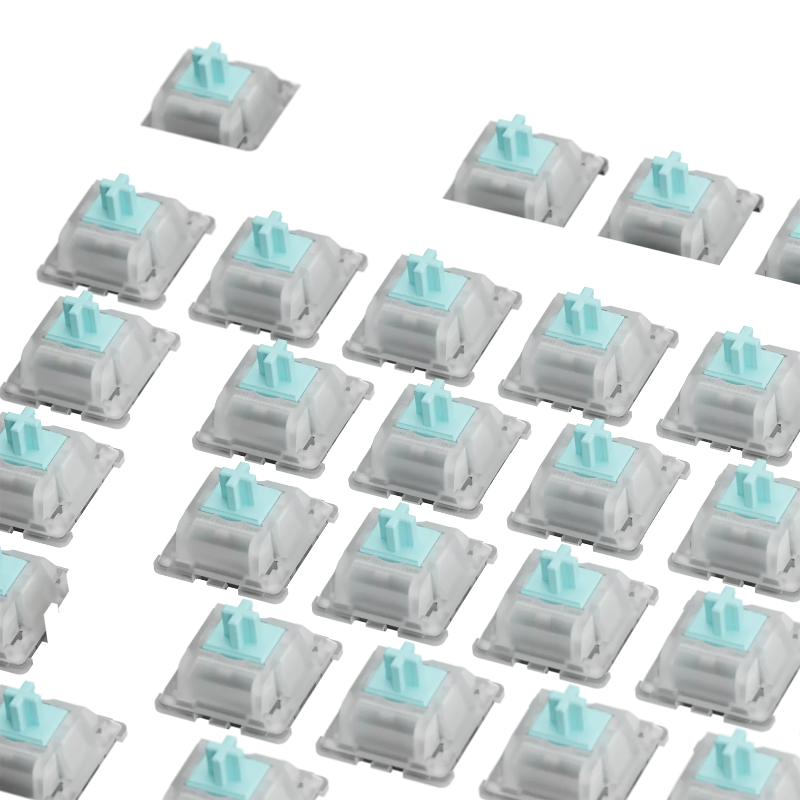 Glorious Lynx Silent MX 100 ANSI Mechanical Keyboard Switches - Linear & Quiet for Gaming, Typing & Office Work