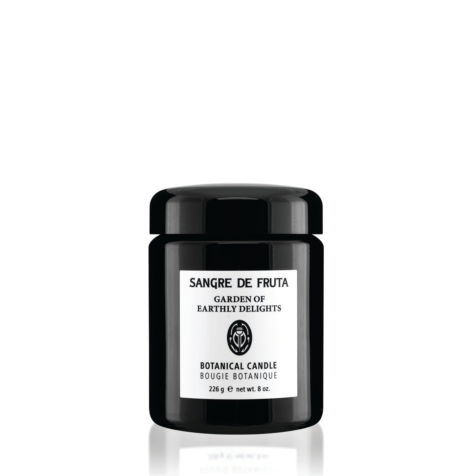 Botanical Candle - Garden of Earthly Delights | Natural Soy Wax Aromatherapy Candle for Home Relaxation & Meditation | Perfect for Spa, Yoga, and Romantic Ambiance