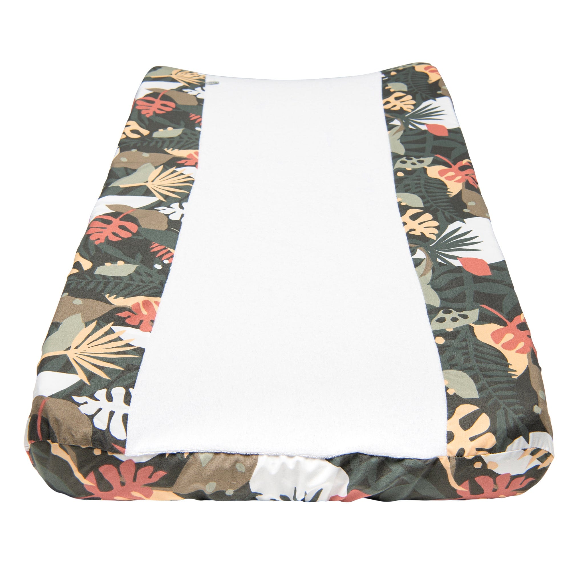 Waterproof Changing Pad Cover - Soft & Breathable Tropical Print for Baby Diaper Changing - Perfect for Nursery, Travel & On-the-Go Use