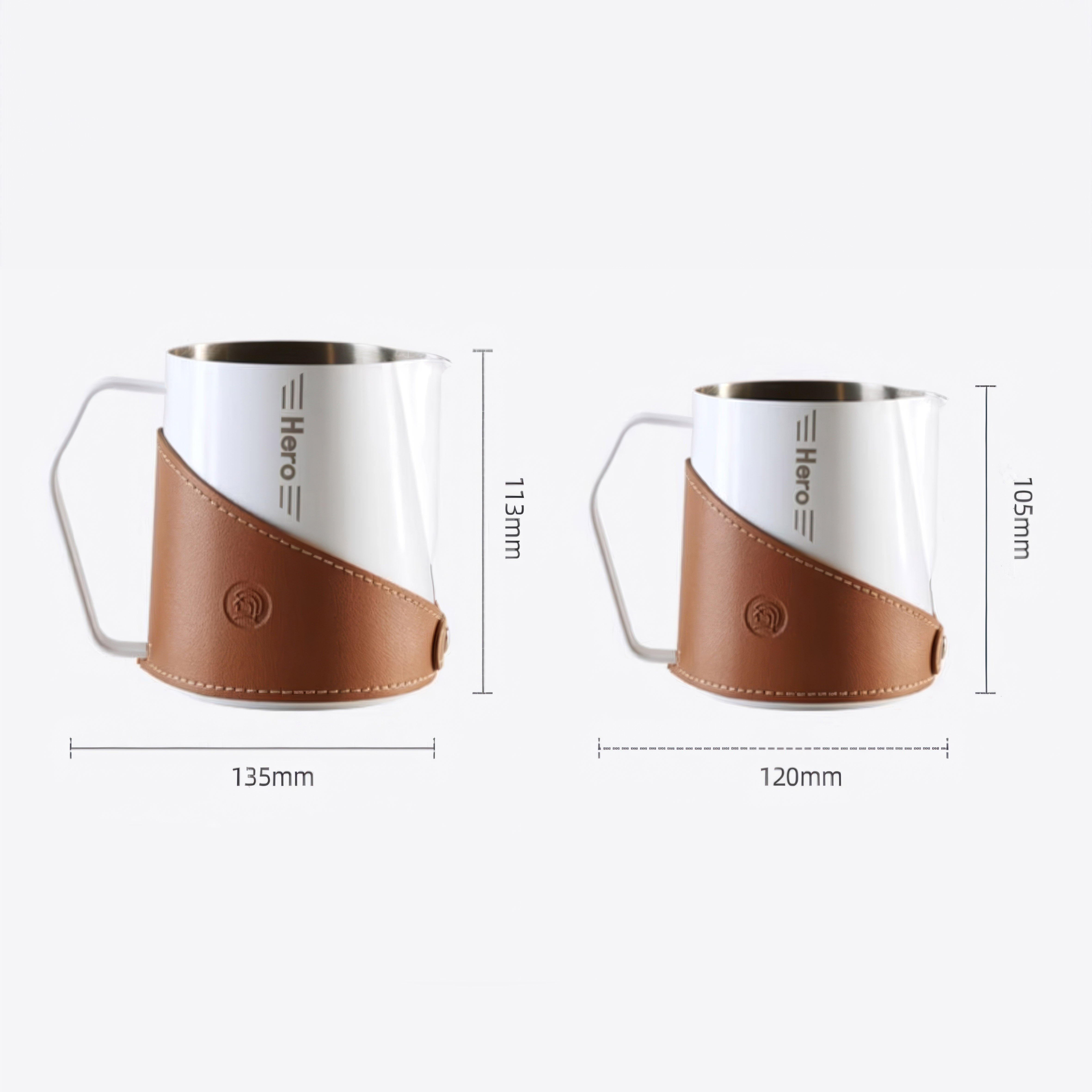 Premium Stainless Steel Milk Frothing Pitcher - 12oz/16oz/20oz Barista Coffee Frother for Latte, Cappuccino & Hot Chocolate - Perfect for Home & Professional Use