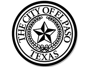 El Paso Texas Seal Magnet - 4x4 Inch Round White Fridge Magnet with TX State Decal - Perfect for Home, Office & Car Decor
