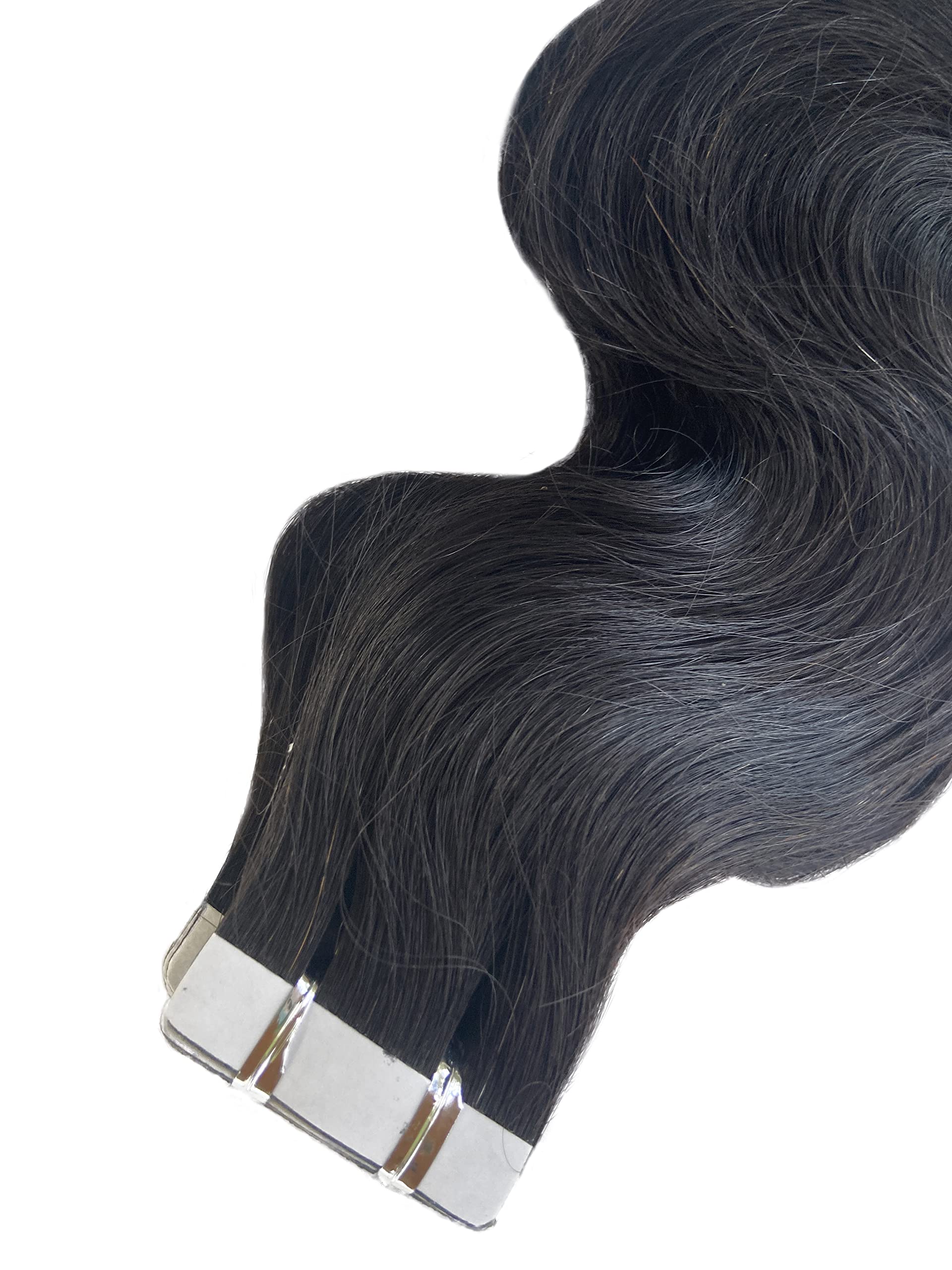 14 Inch 20 Pieces Double Sided Body Wave Tape in Human Hair Extensions - 50G Real Human Hair for Black Women | Perfect for Daily Styling, Parties & Special Occasions