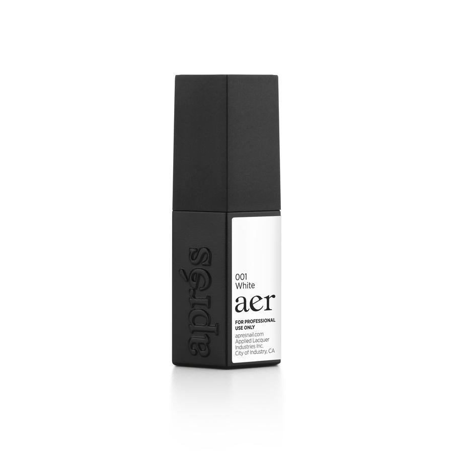 Apres Aer Gel V2 - Aer White Nail Polish for Gel Manicures | Long-Lasting & High Gloss Finish | Perfect for Salon & Home Nail Art