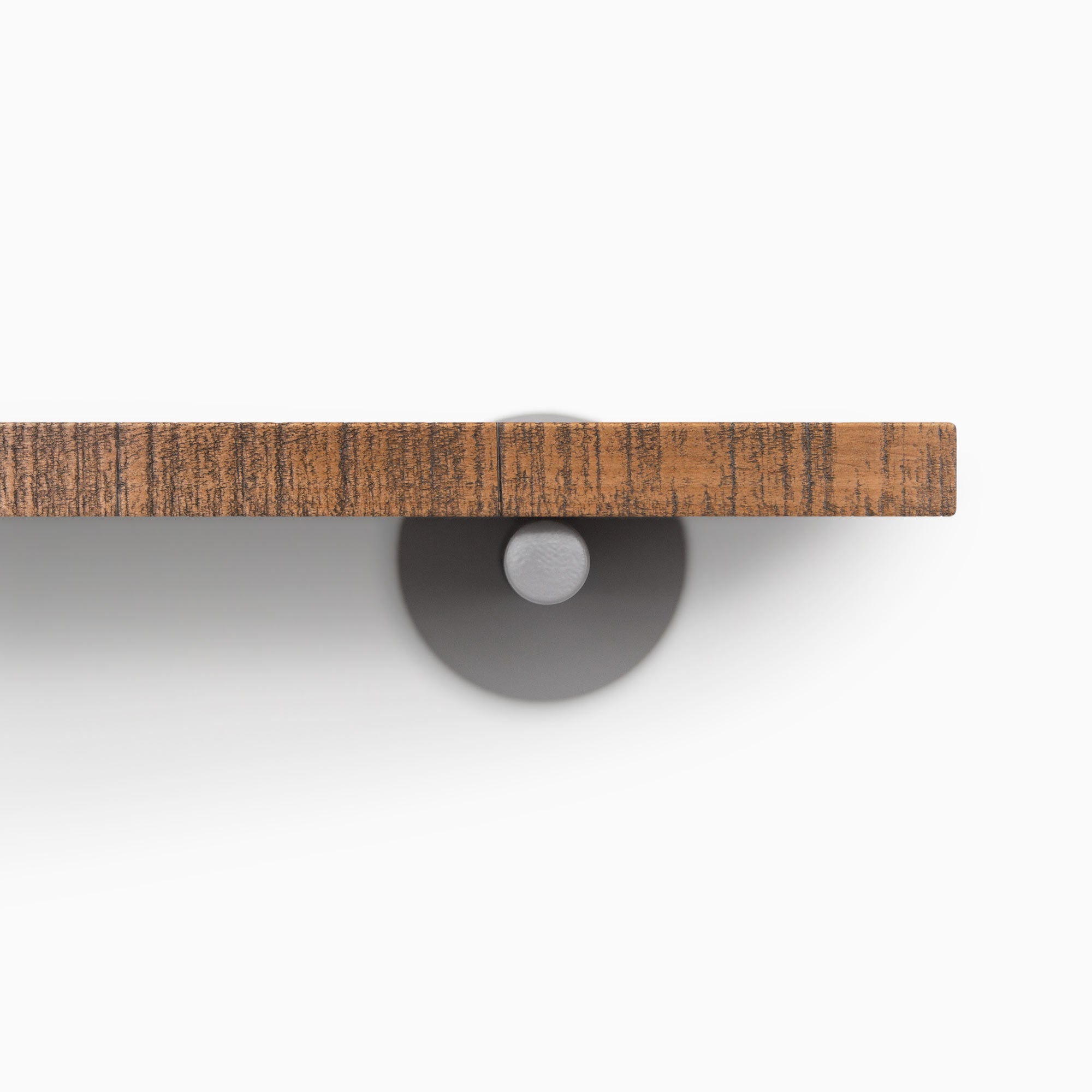 Rustic Wall Shelf with Nutmeg Finish - Handcrafted Wooden Floating Shelf for Living Room, Bedroom, or Kitchen Decor | Farmhouse Style Home Organization & Display