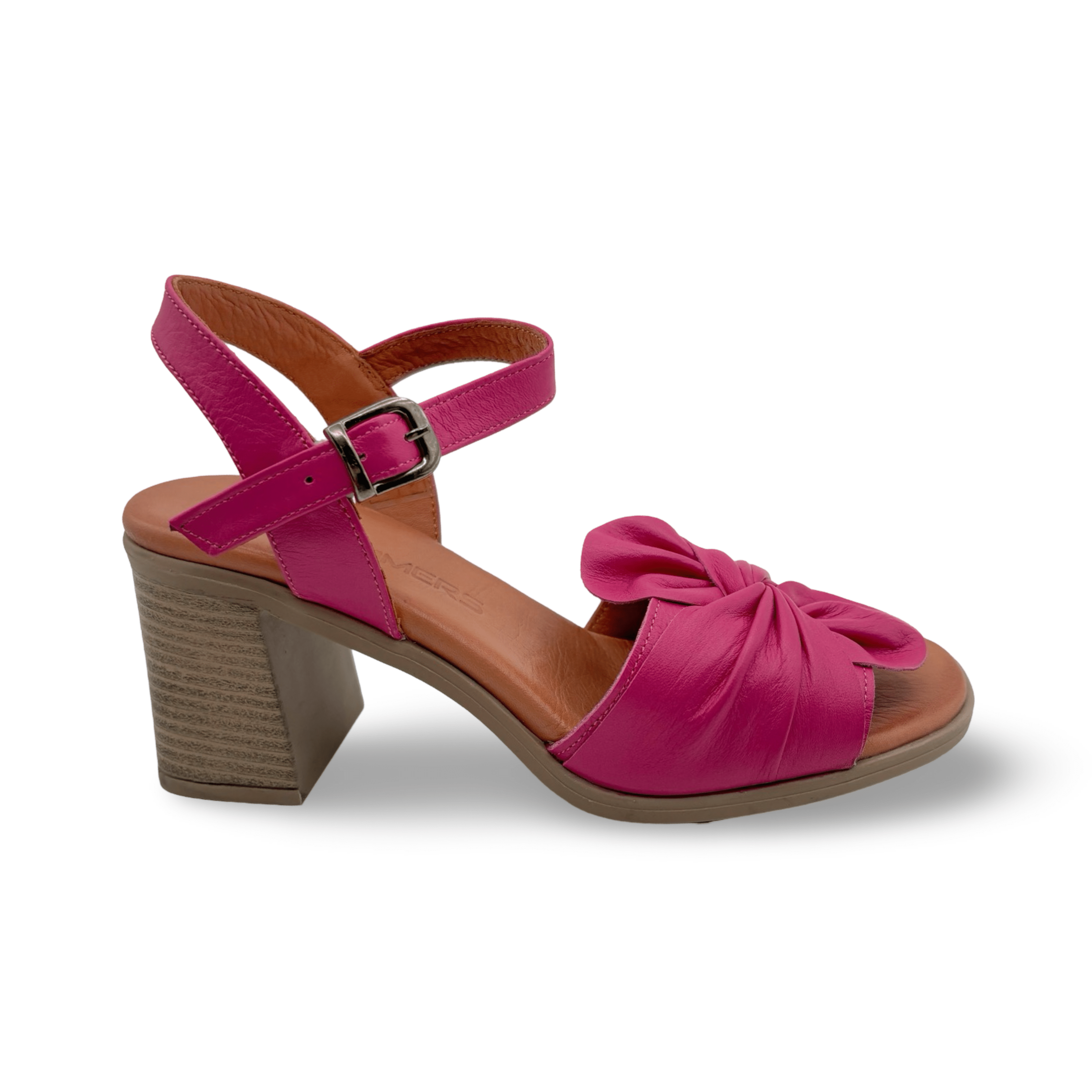 Quana Fuchsia High Heel Sandals for Women - Elegant Open-Toe Summer Dress Shoes with Comfortable Cushioning | Perfect for Weddings, Parties & Evening Events
