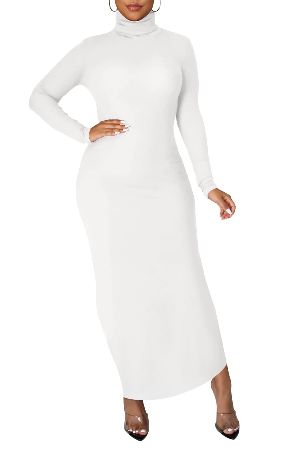 Women's Bodycon Dress - Slim Fit Stretchy Sexy Clubwear for Night Out, Party & Date Night
