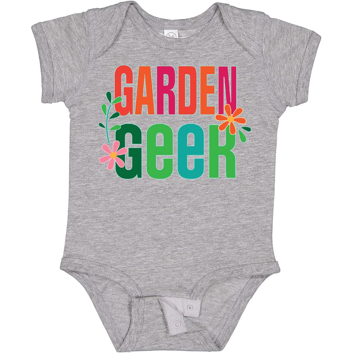 Inktastic Garden Geek Gardening Baby Bodysuit - Cute Organic Cotton Onesie for Infants & Toddlers - Perfect for Outdoor Play, Gardening with Parents & Nature-Themed Photoshoots