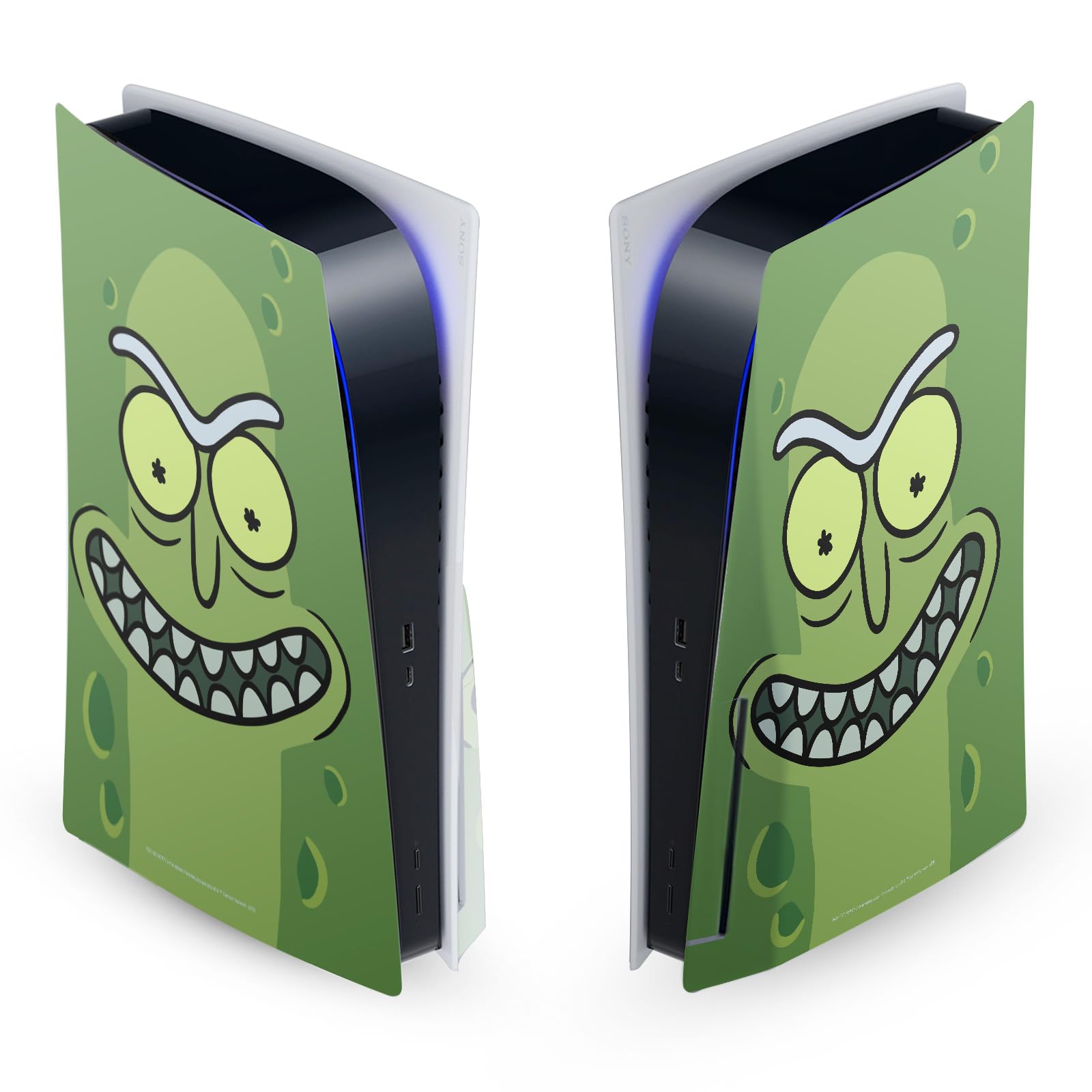 PS5 Disc Edition Pickle Rick Skin - Officially Licensed Rick and Morty Decal for Gaming
