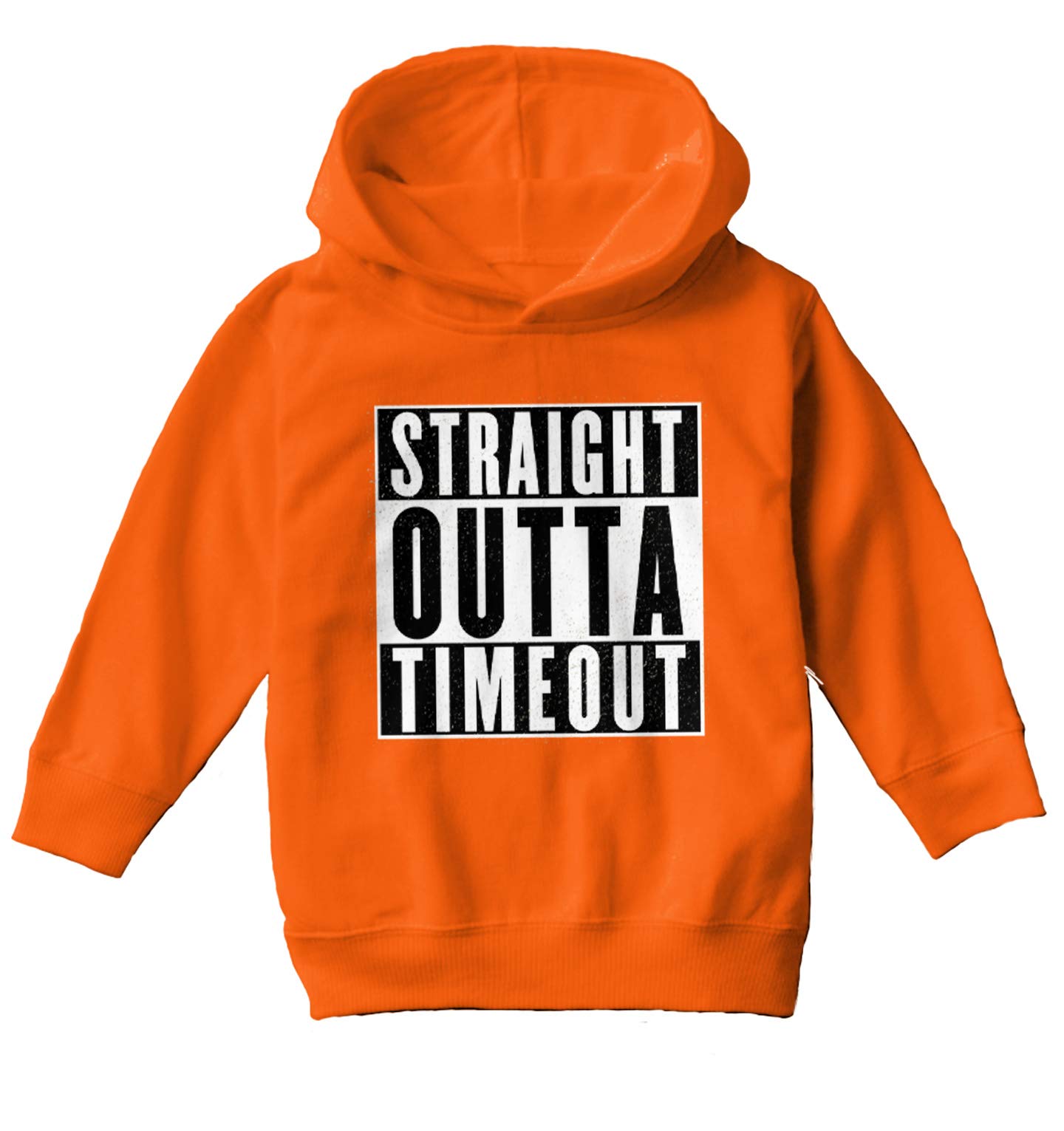 Haase Unlimited Straight Outta Timeout - Trouble Maker Toddler & Youth Fleece Hoodie | Cozy Pullover for Kids | Perfect for Playtime, School & Outdoor Activities