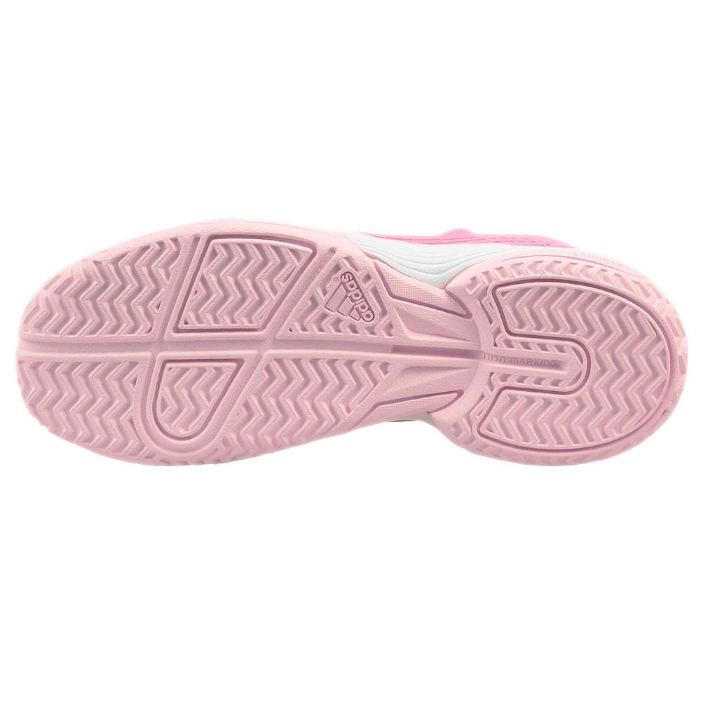 Adidas Junior Adizero Club K Running Shoes for Kids - Beam Pink/Cloud White | Lightweight Athletic Shoes for Track & Field, Training, and Everyday Wear