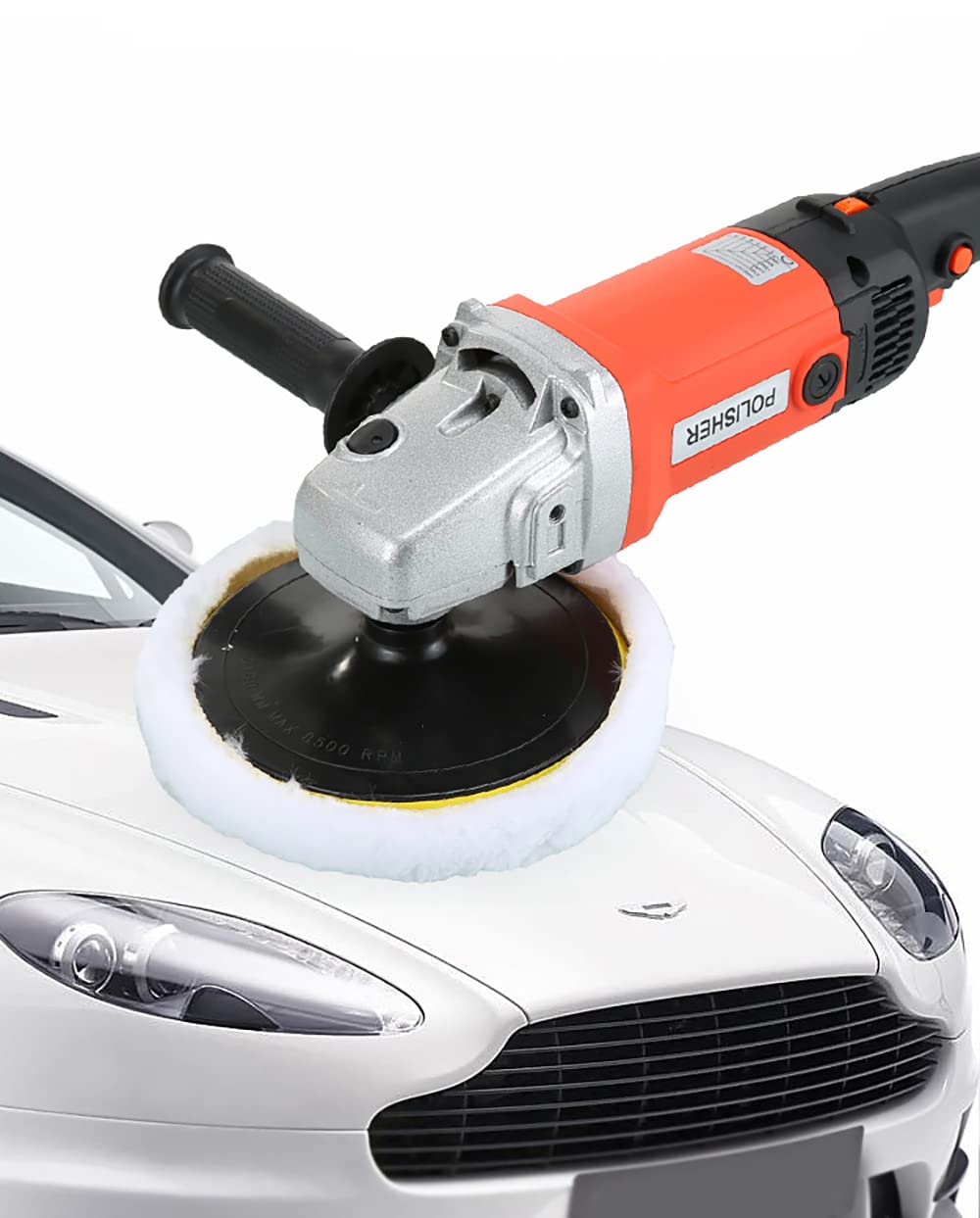 1400W Electric Car Polisher Waxing & Sealing Machine - Household Marble Tile Floor Repair & Beauty Polishing Tool for Auto Detailing & Home Renovation