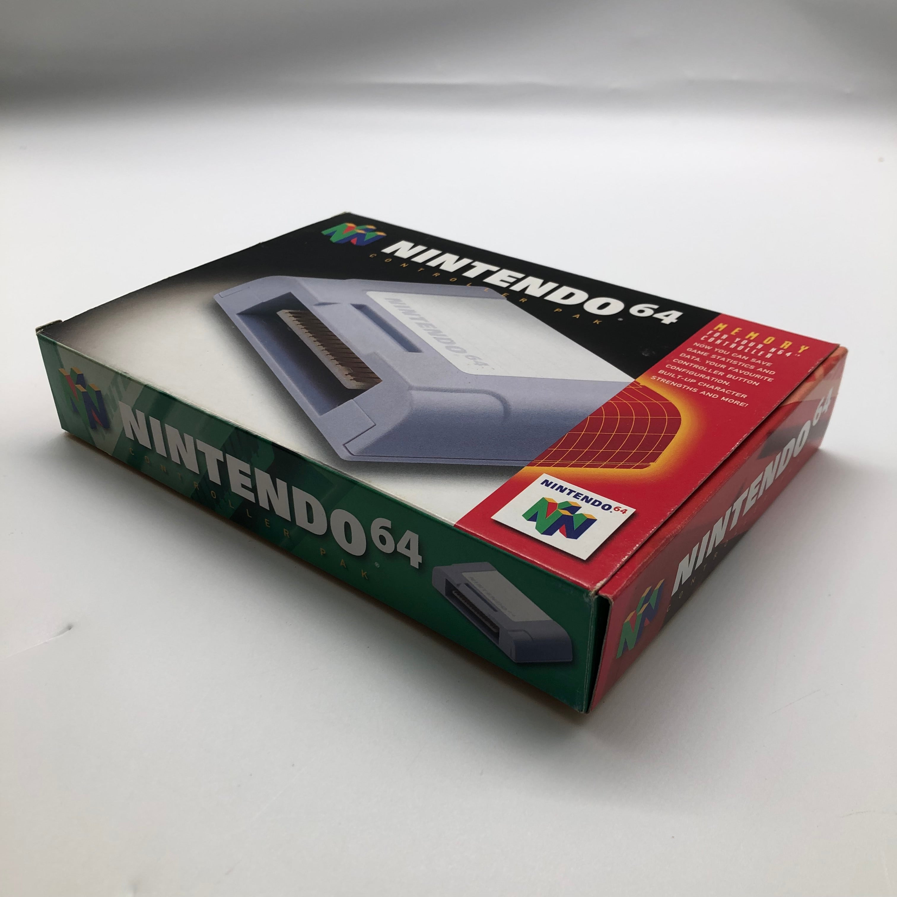 Original Nintendo 64 N64 Controller Pak - Memory Card for Game Saves | Compatible with PAL Games | Perfect for Retro Gaming & Collectors