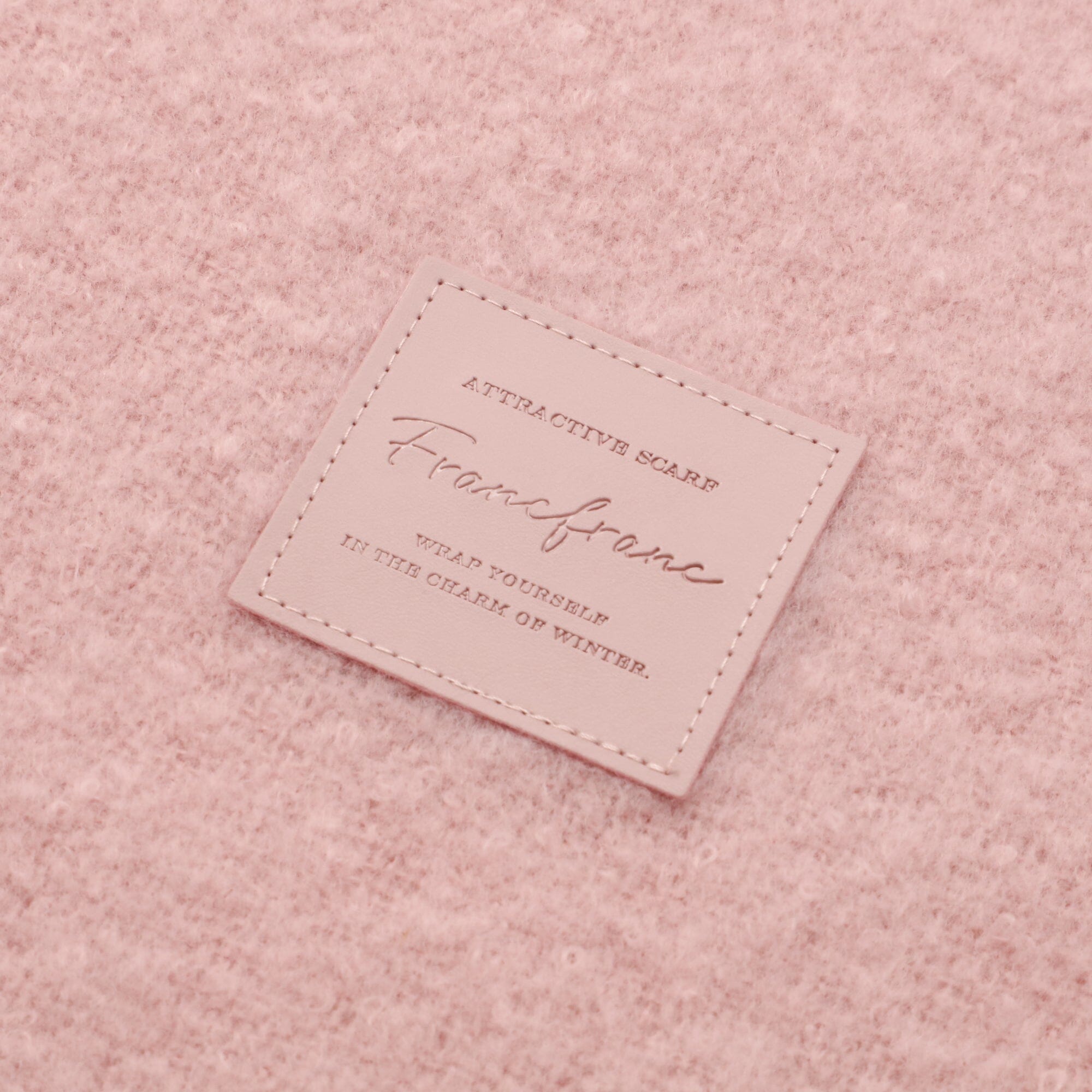 Soft Pink Mohair-Like Scarf - Warm Winter Fashion Accessory for Women - Perfect for Cold Weather & Stylish Outfits