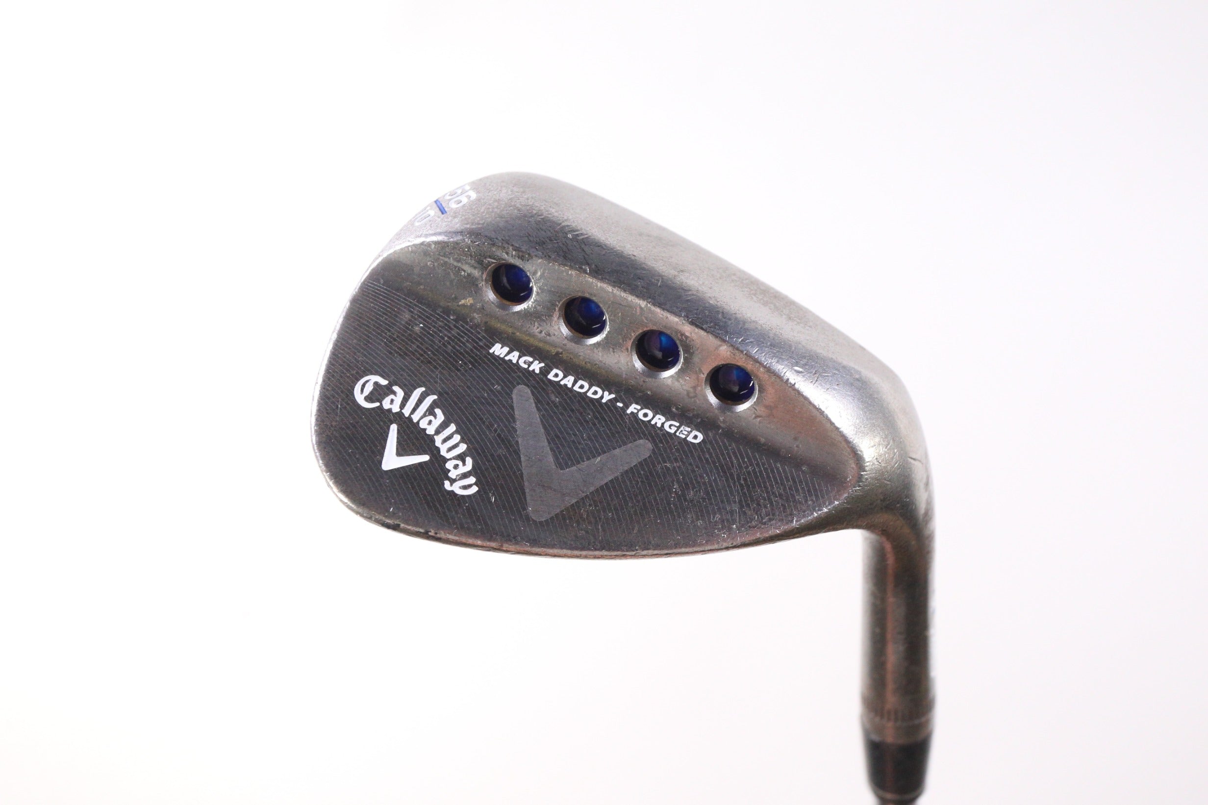 Used Callaway Mack Daddy Forged Slate Sand Wedge 56° - Right Handed Stiff Flex Golf Club for Bunker Shots & Short Game Precision