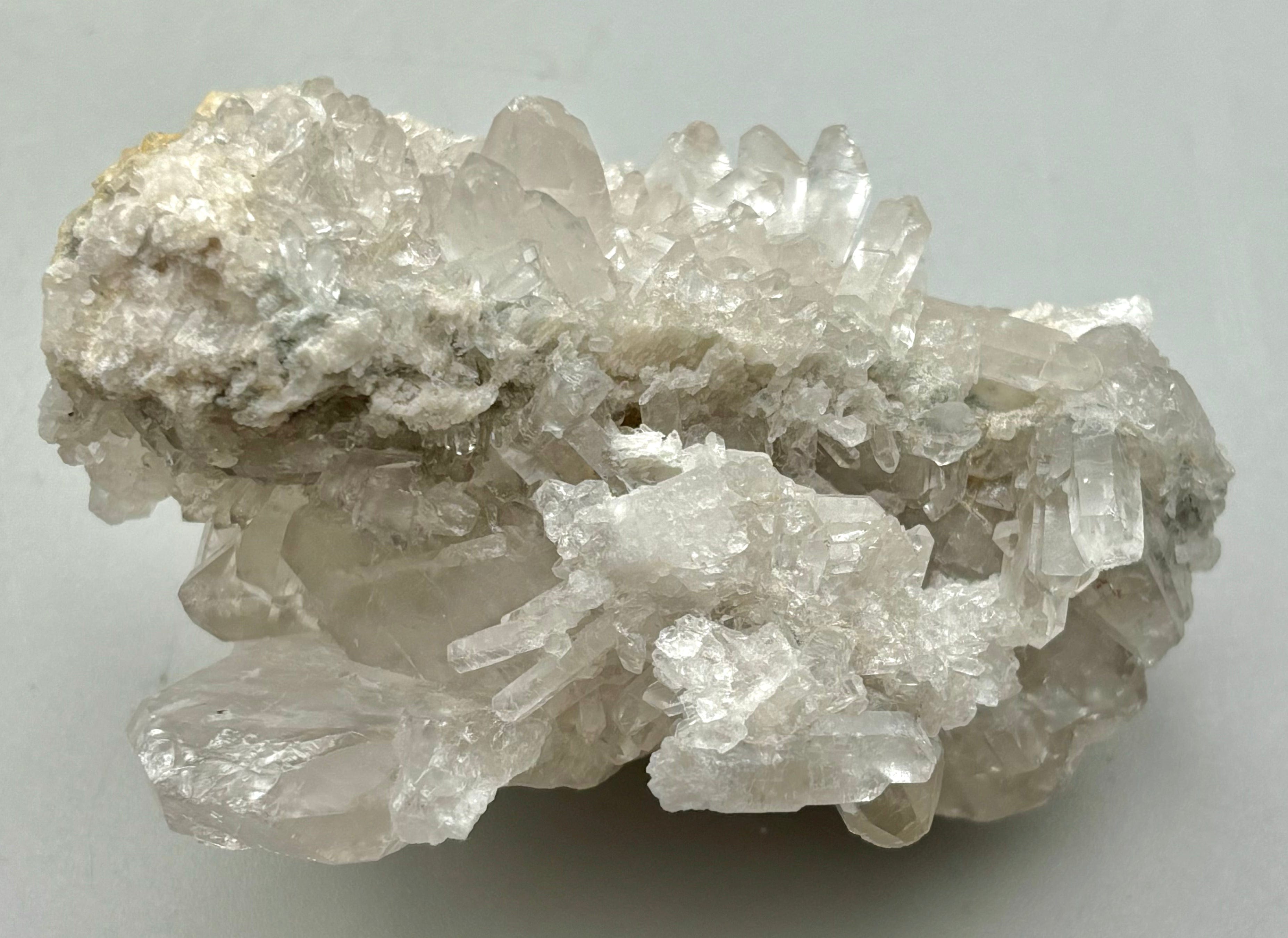 Natural Brazilian Quartz Cluster - Raw Healing Crystal for Meditation, Reiki, and Home Decor | Spiritual Energy Stone for Chakra Balancing & Positive Vibes