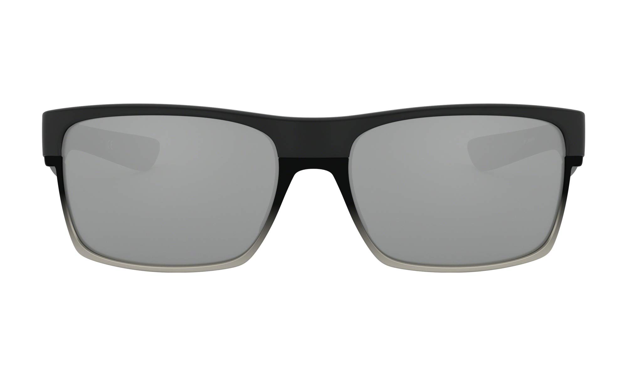 Oakley Twoface Sunglasses - Matte Black Frame with Chrome Iridium Lens - Polarized UV Protection for Men & Women - Perfect for Driving, Running, and Outdoor Sports