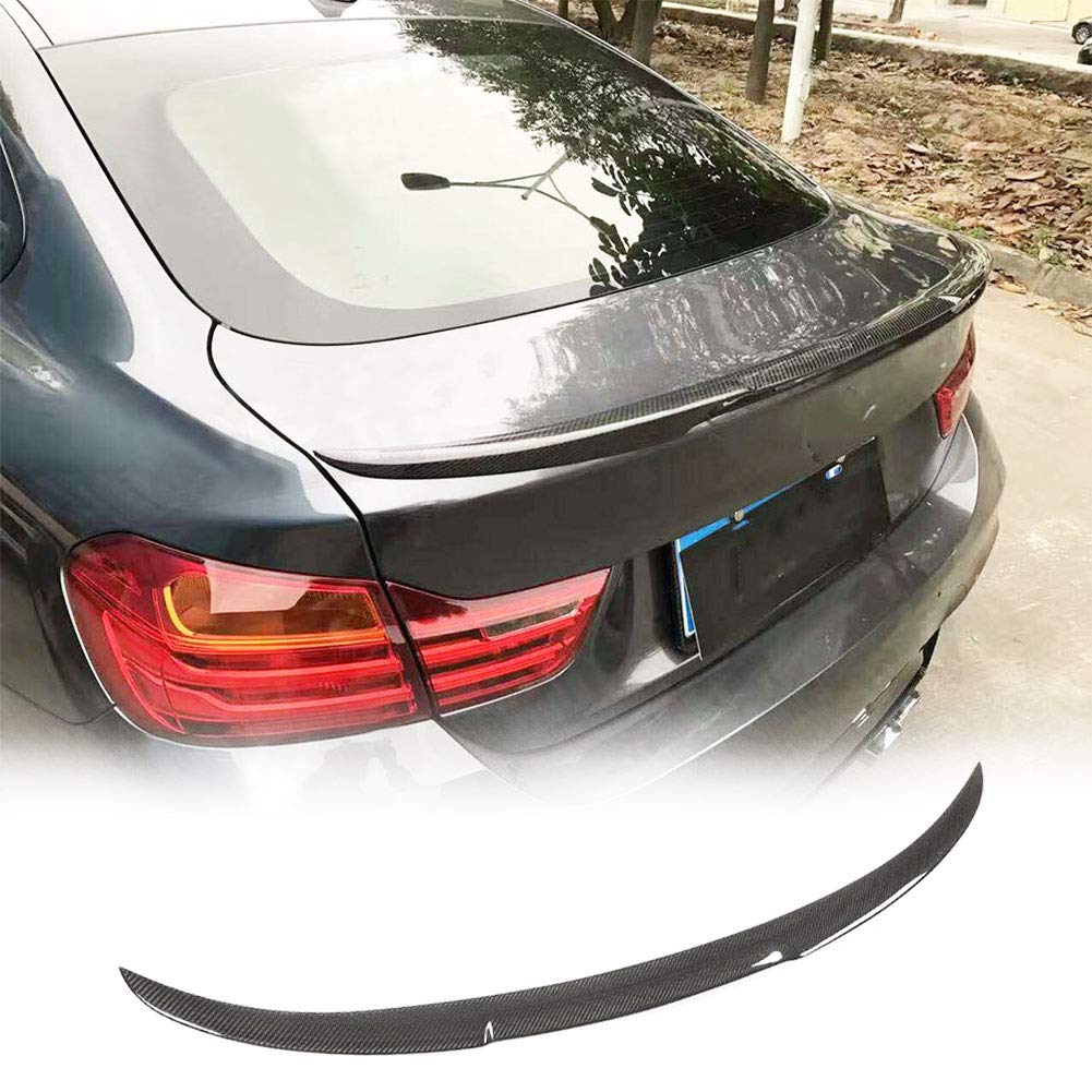 Carbon Fiber Rear Spoiler for 2014-2020 BMW 4-Series F36 Gran Coupe (420i 428i 430i 435i 440i) - High Kick Lip Trunk Wing - Enhance Style & Aerodynamics for Street & Track Performance