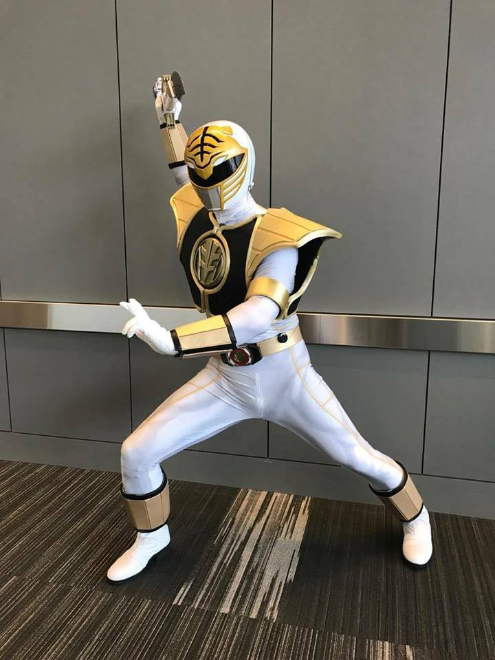 White Ranger Bodysuit - Comfortable & Stylish Cosplay Costume for Halloween, Comic Con & Themed Parties | Perfect for Fans & Collectors