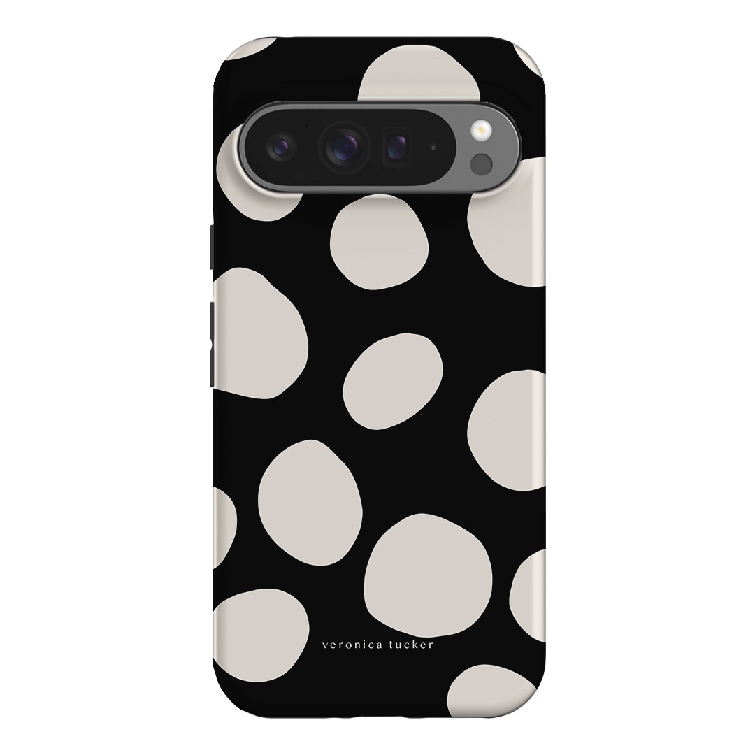 Premium Pebbles Noir Phone Case - Slim Protective Cover for iPhone & Samsung - Perfect for Everyday Use, Travel & Outdoor Activities