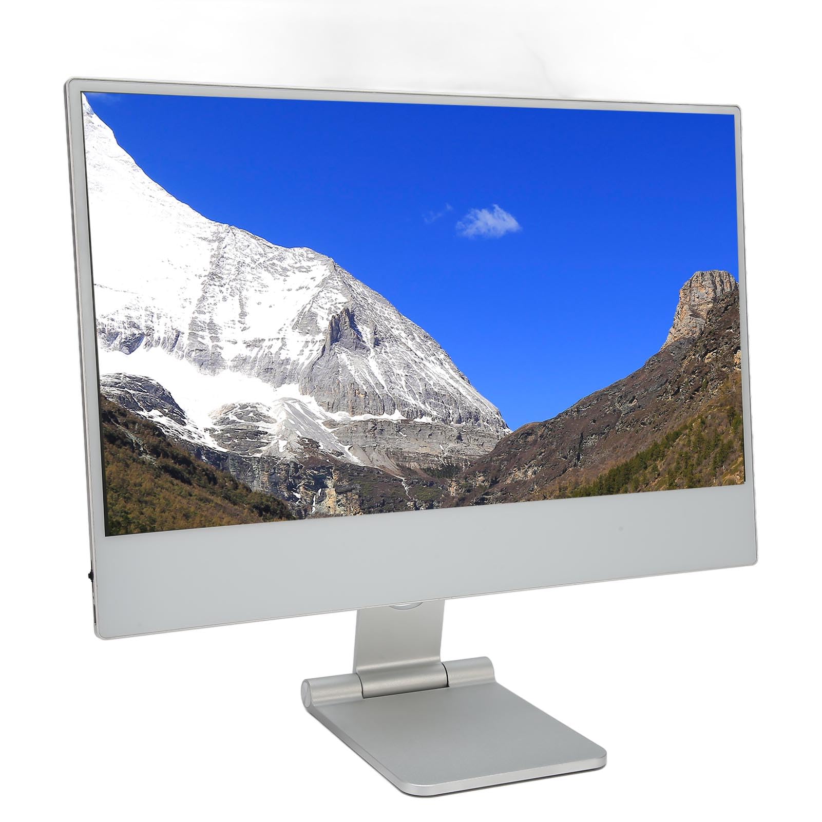 16 Inch Ultra Thin Portable Monitor for Laptop & Computer - Wide Viewing Angle, Flexible Stand - Perfect for Office Work, Gaming & Travel (EU Plug)