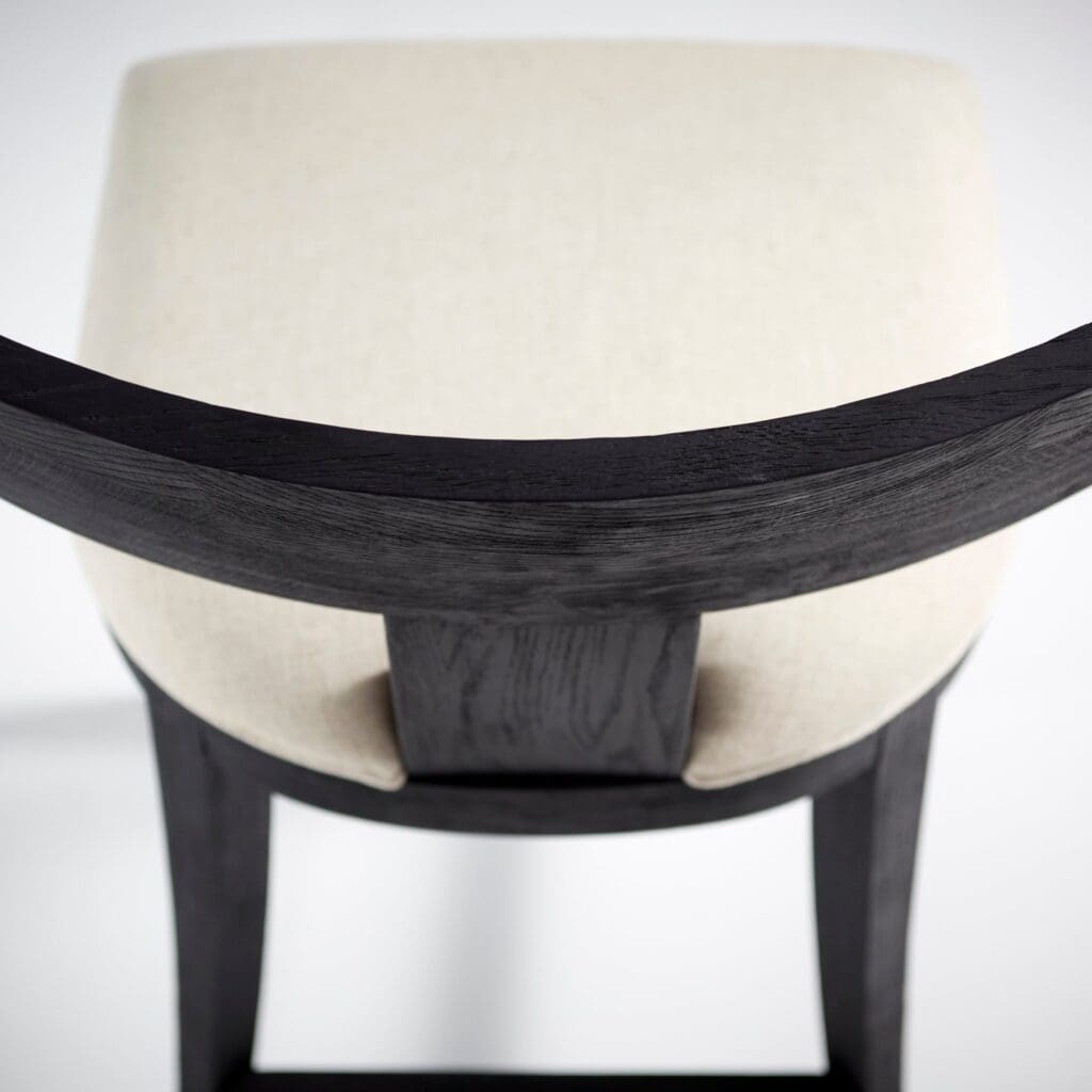 Cyan Design 11110 Black Counter Stool - Modern Bar Stool for Kitchen Island, Breakfast Nook & Home Bar Seating
