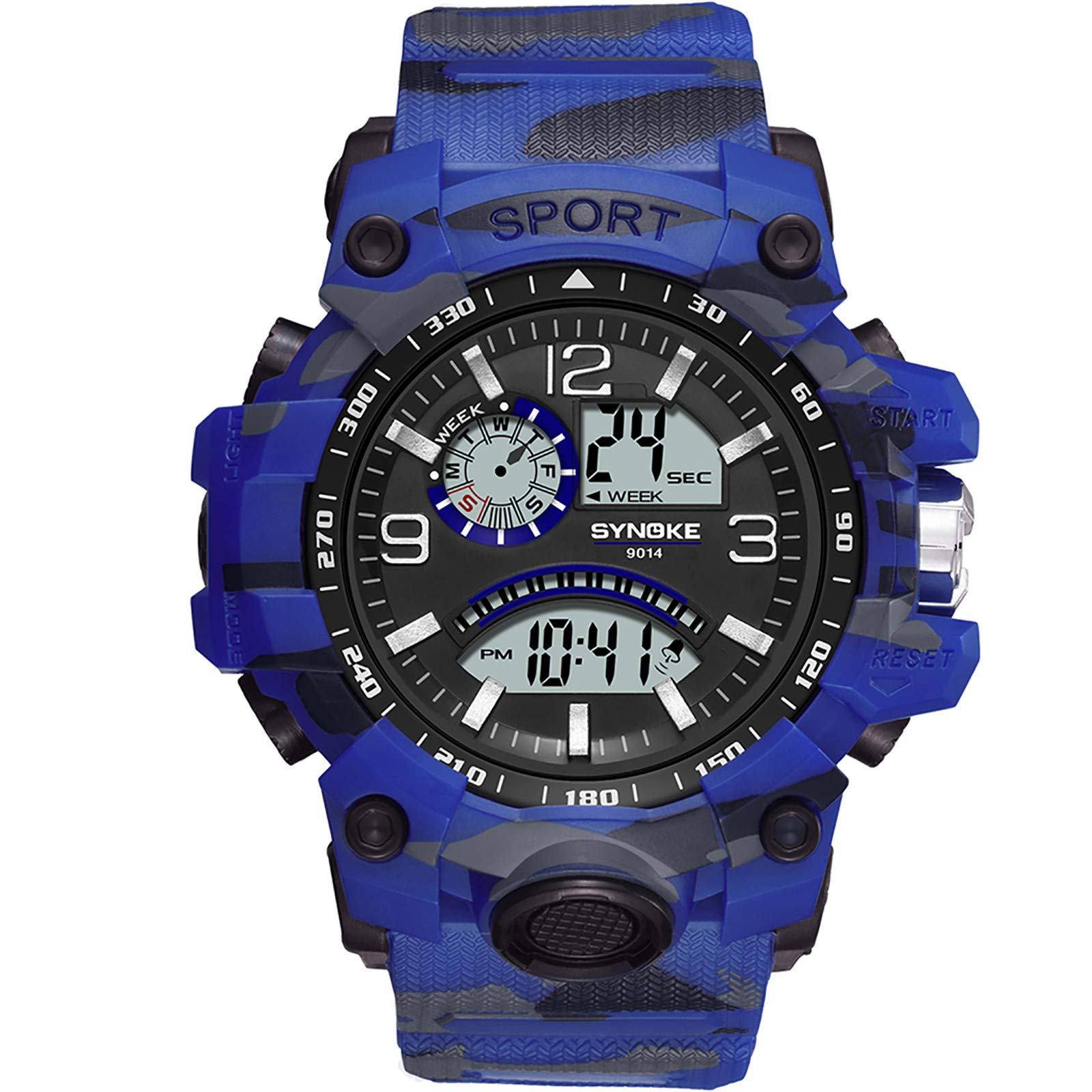 LED Digital Sports Watch for Men & Women - Luminous Sensor, Waterproof, Shockproof - Perfect for Running, Gym, Outdoor Activities
