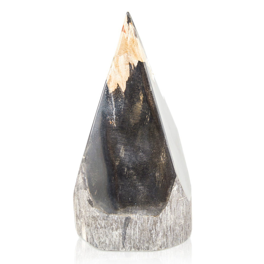 Black Stone Pyramid (A+D) - Natural Healing Crystal for Meditation, Chakra Balancing & Energy Cleansing - Perfect for Home Decor, Yoga & Spiritual Practices